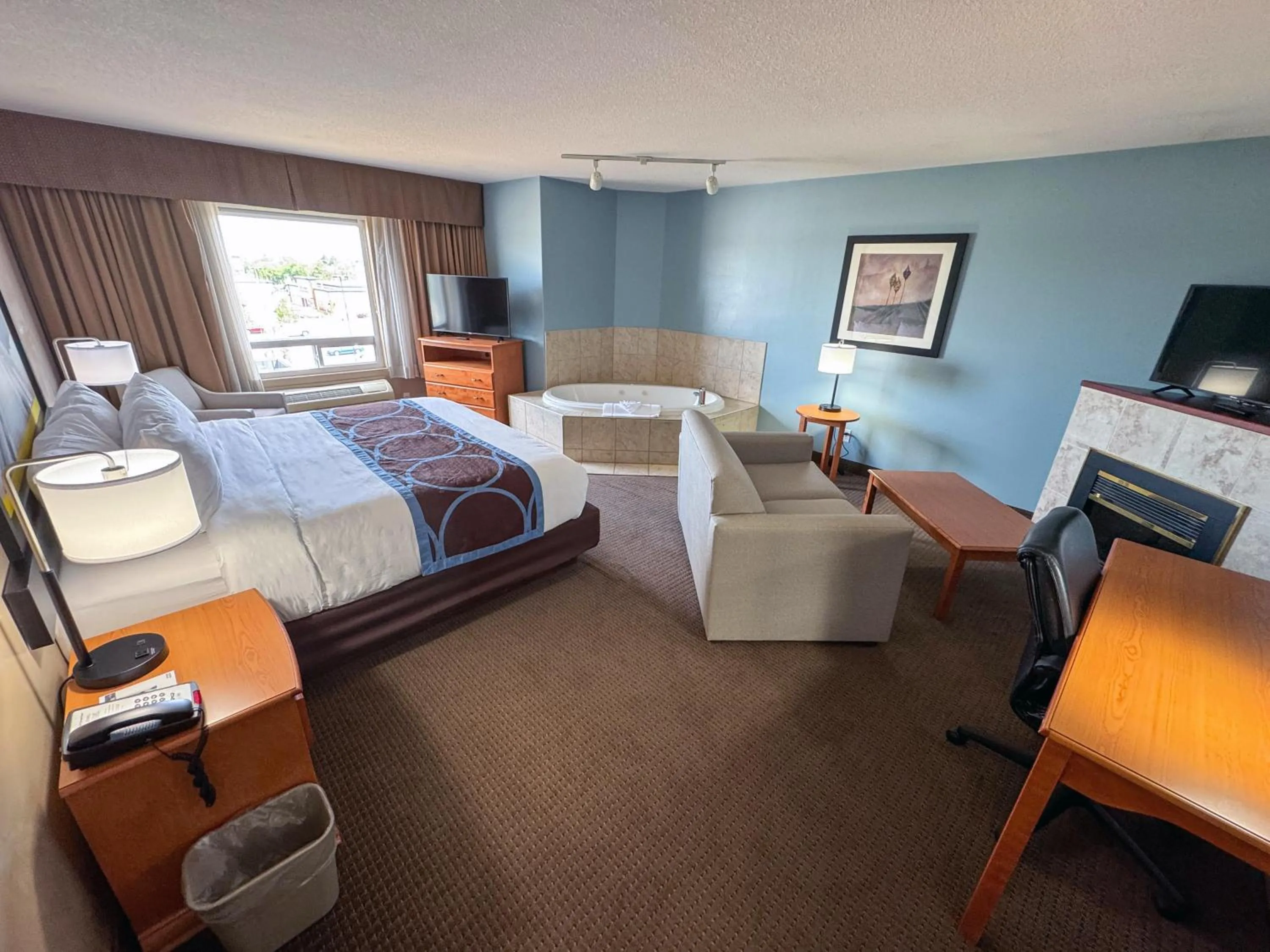 Bed in Super 8 by Wyndham Edmonton South