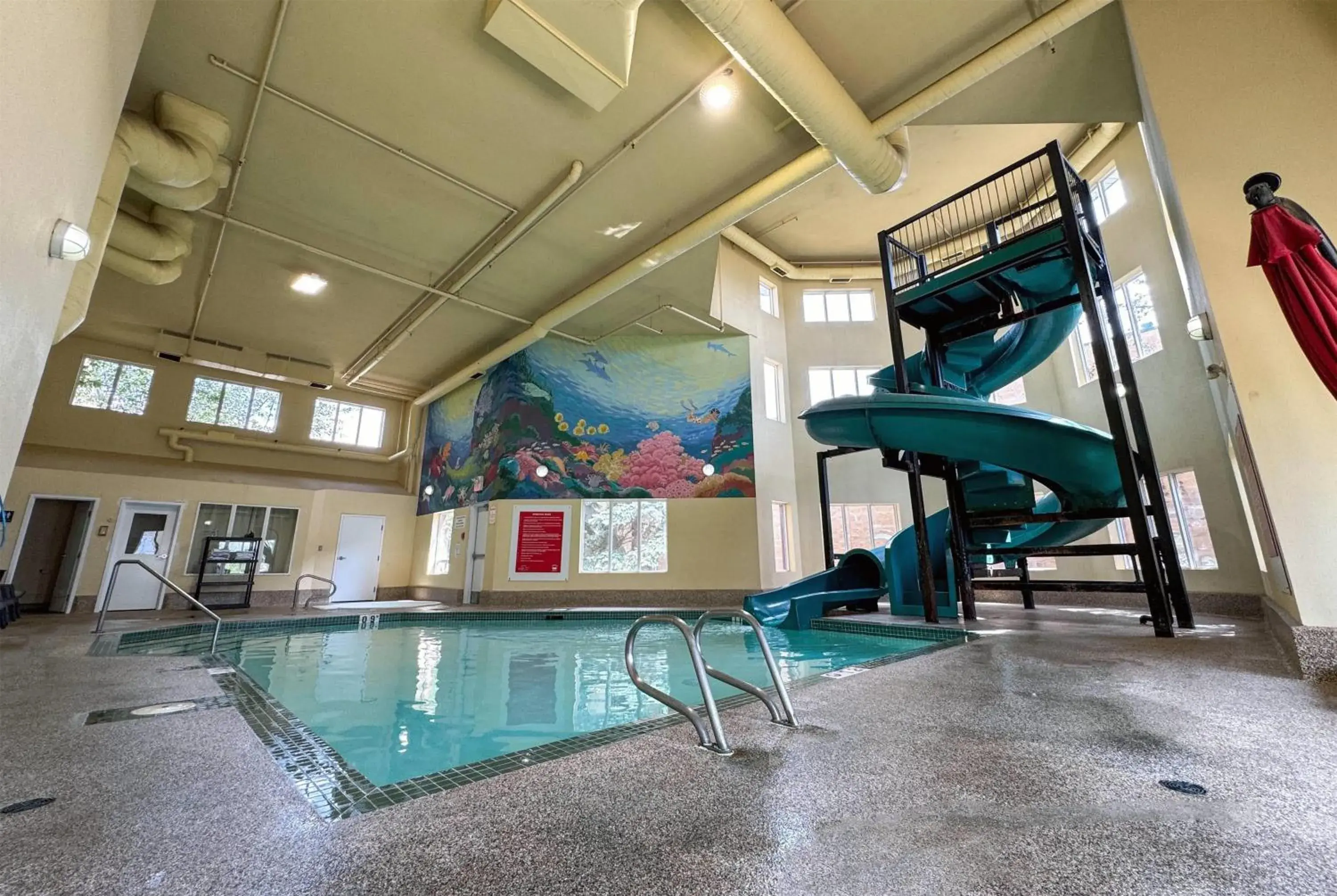 Pool view in Super 8 by Wyndham Edmonton South Pool view in Super 8 by Wyndham Edmonton South