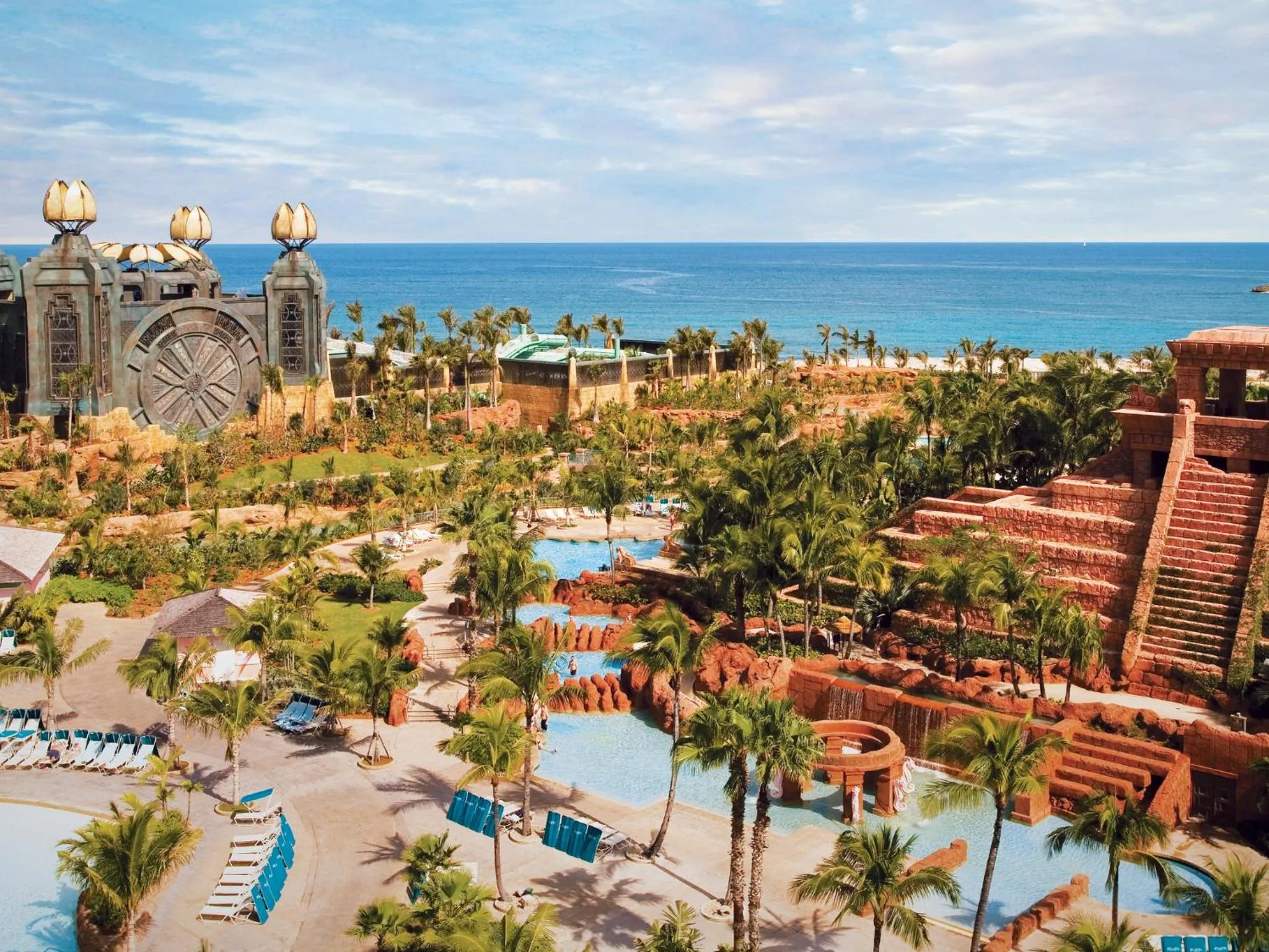 Aqua park in Harborside Resort & Vacation Rentals at Atlantis