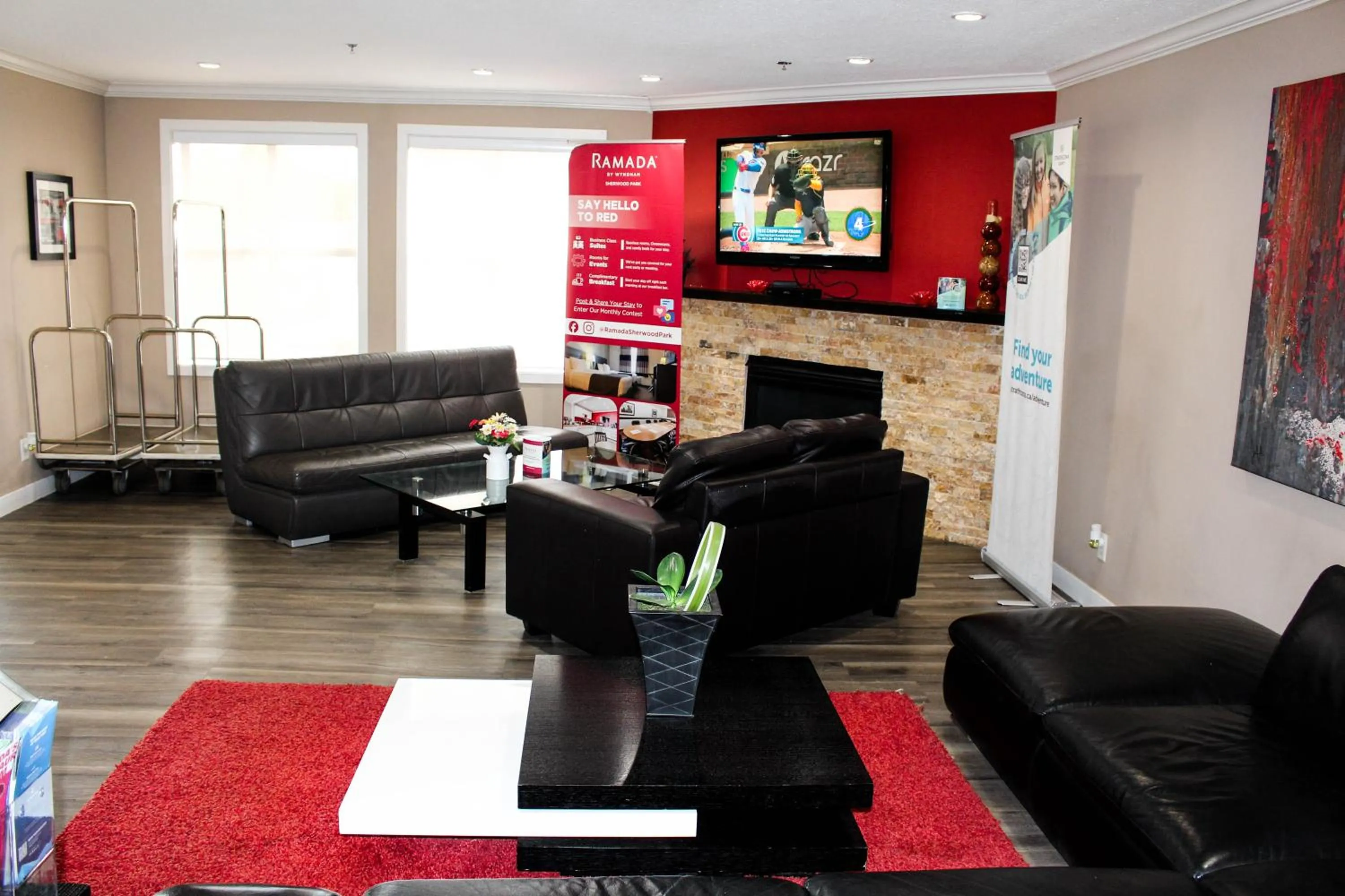 Lobby or reception in Ramada by Wyndham Sherwood Park