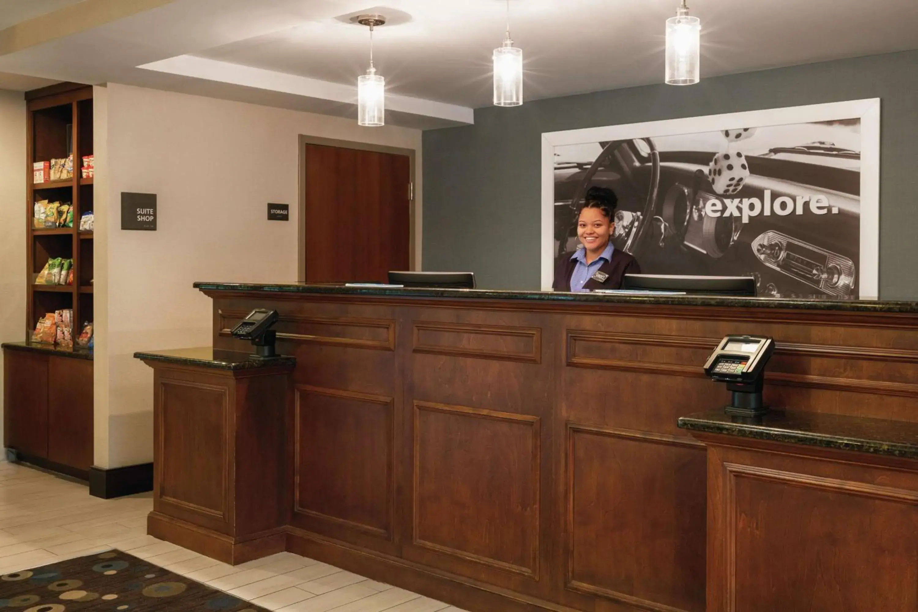Lobby or reception in Hampton Inn Reading/Wyomissing Lobby or reception in Hampton Inn Reading/Wyomissing