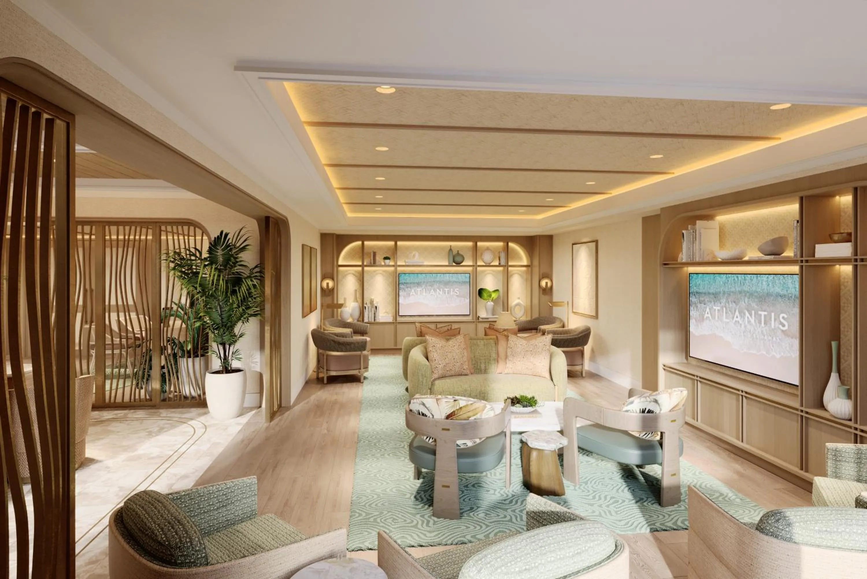 Lounge or bar in The Royal at Atlantis