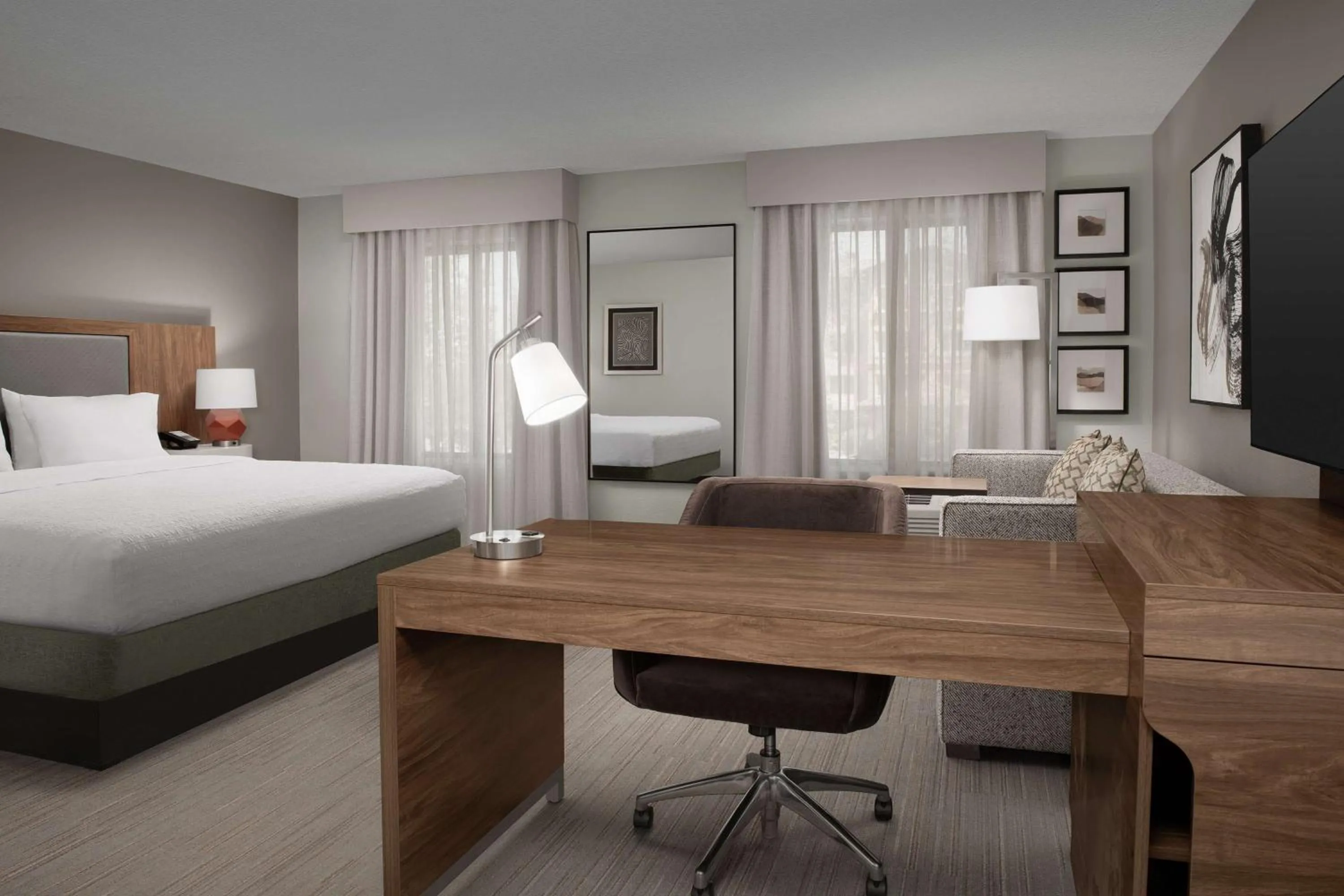 Bedroom, Bed in Hampton Inn & Suites Paso Robles