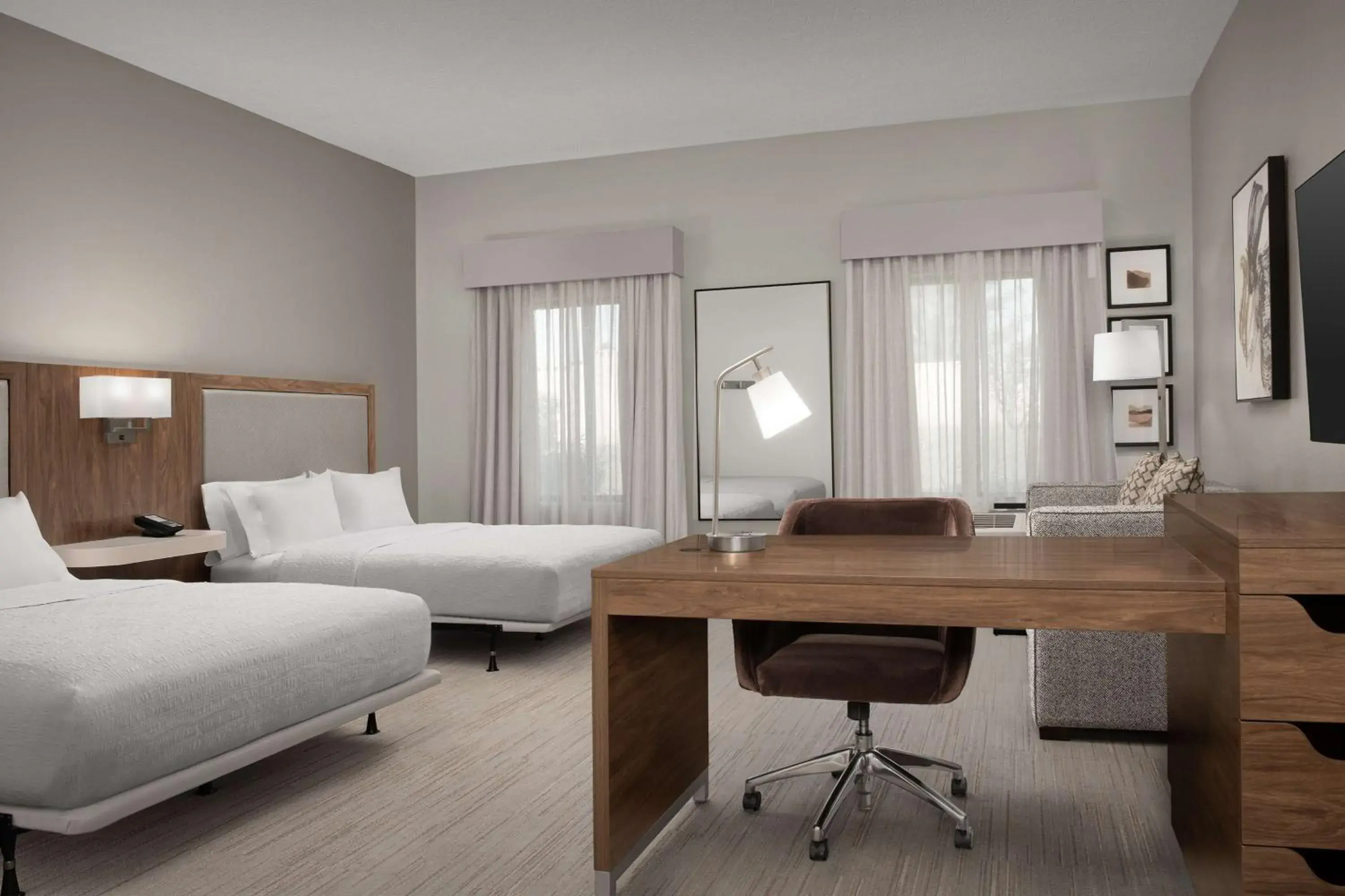 Bed in Hampton Inn & Suites Paso Robles Bed in Hampton Inn & Suites Paso Robles