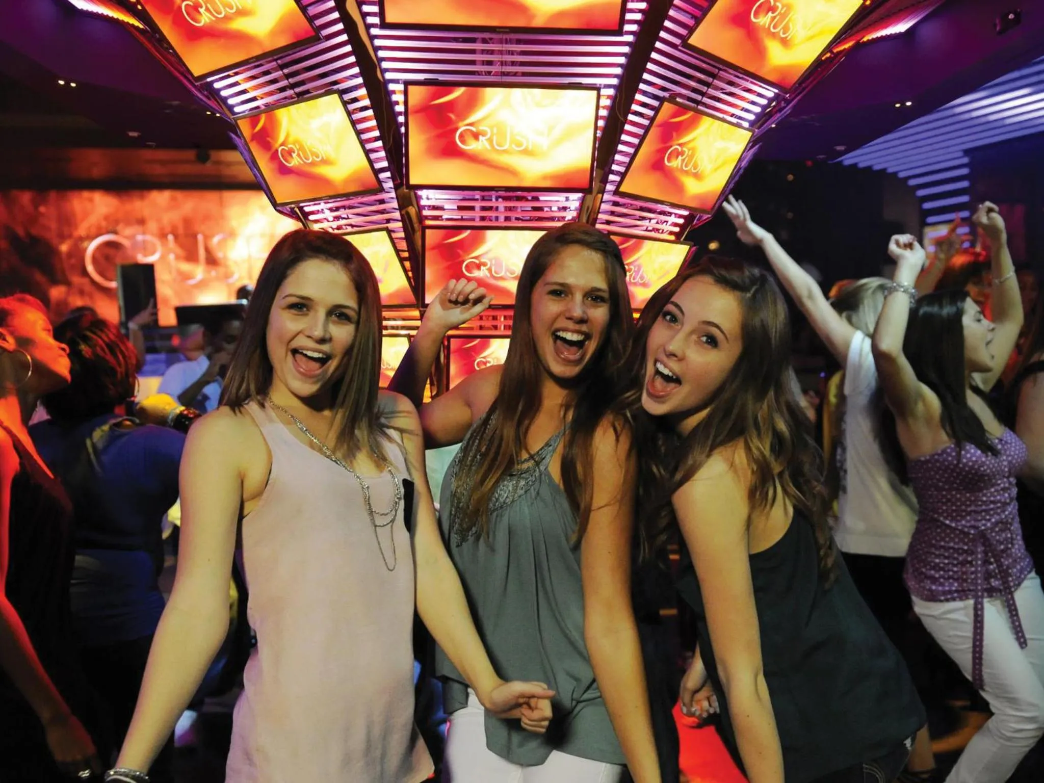 People in The Coral at Atlantis