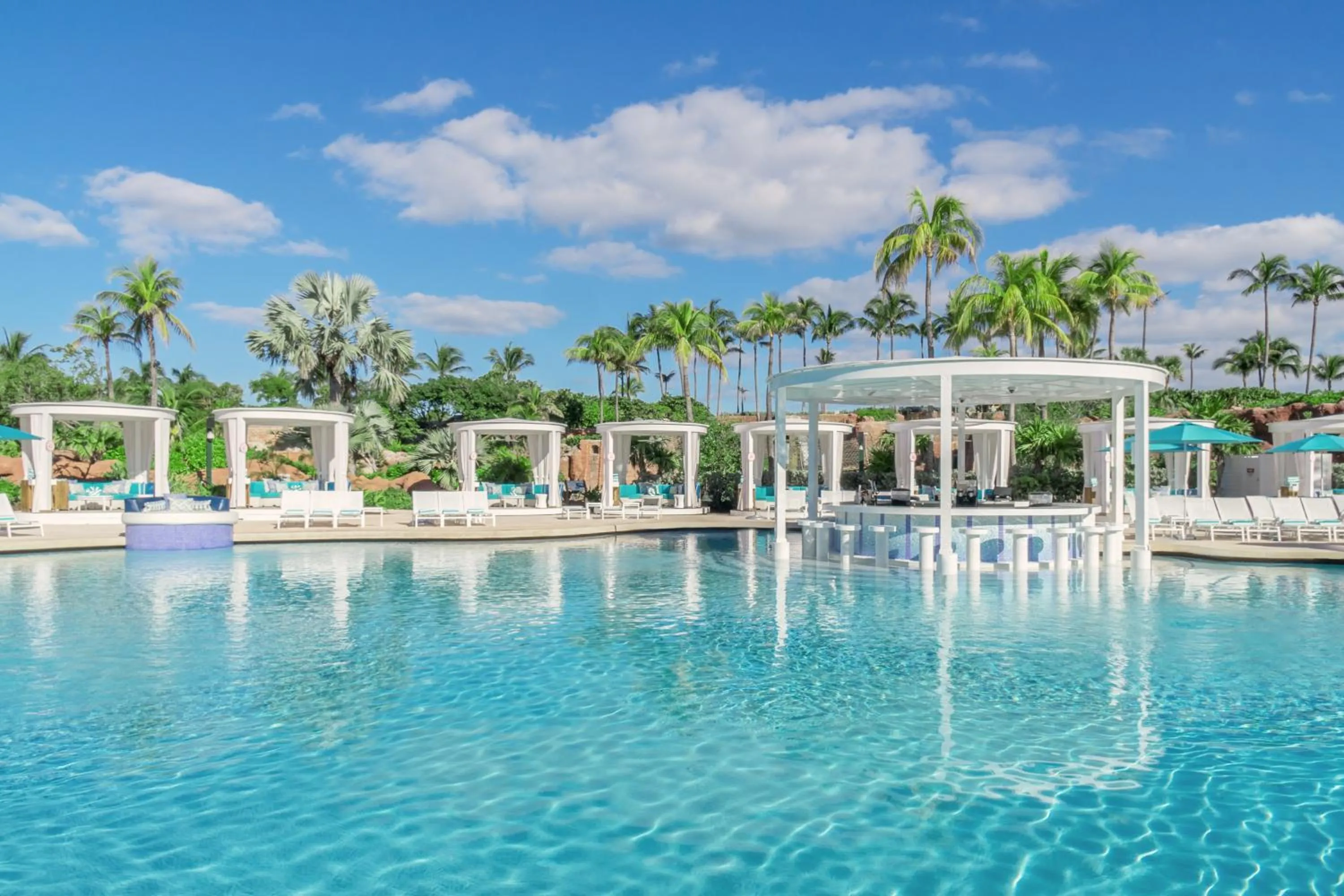 Swimming pool in The Coral at Atlantis