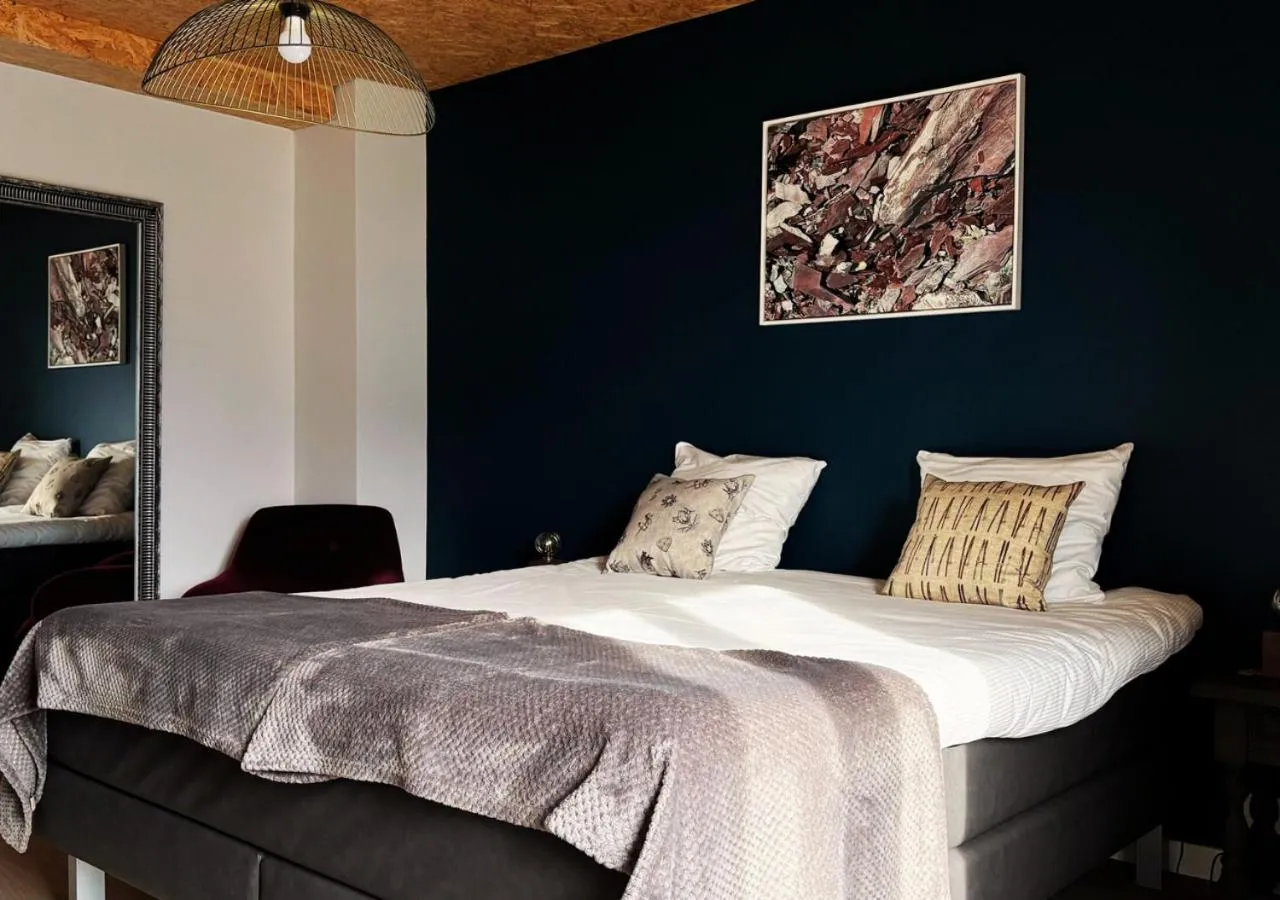 Bed in B&B La Forge de Diogne - luxury and cosy alpine lodge