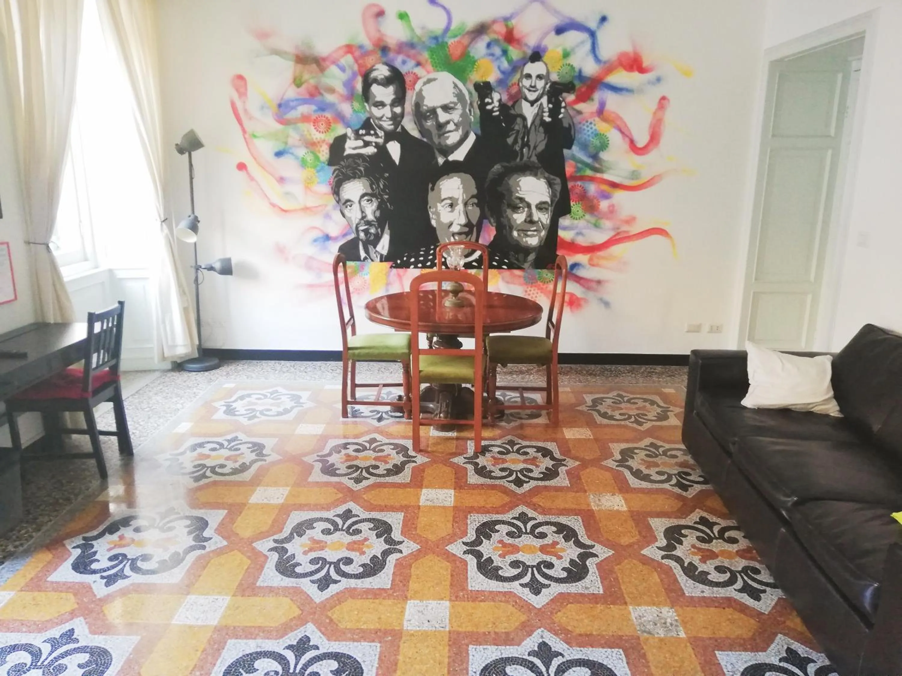 Living room in Leone X Genova Affittacamere