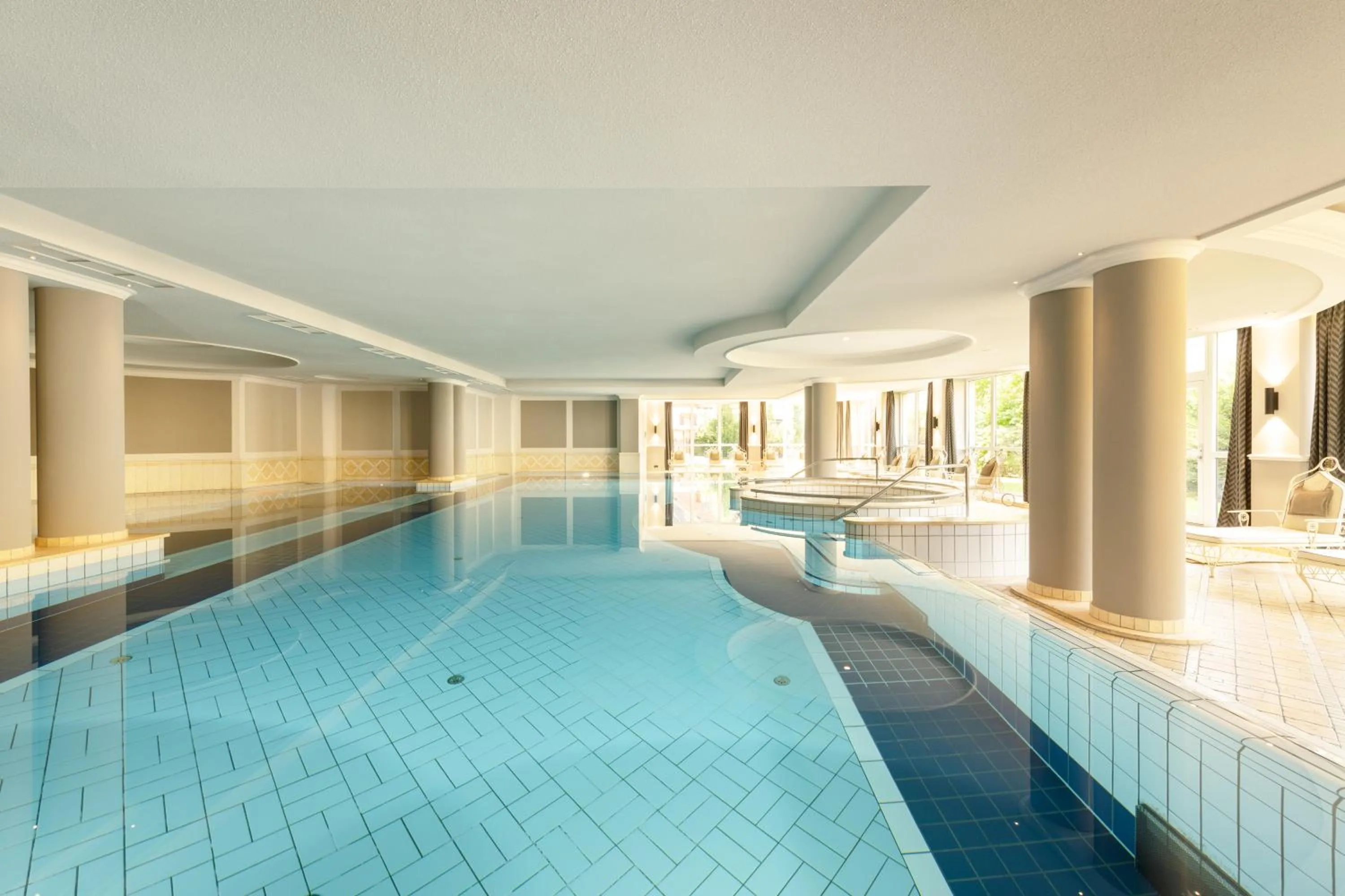 Swimming pool in Löwen Hotel Montafon