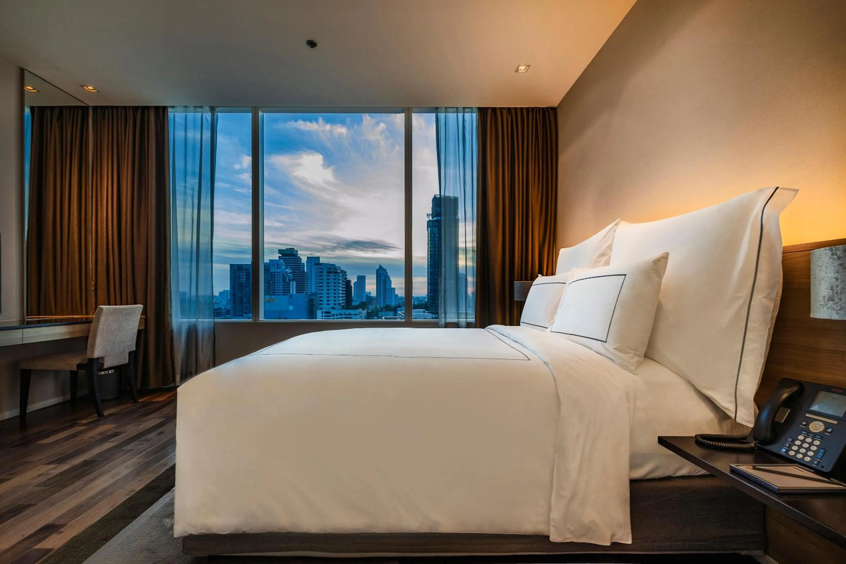 Bed in MUU Bangkok, Small Luxury Hotels of the World