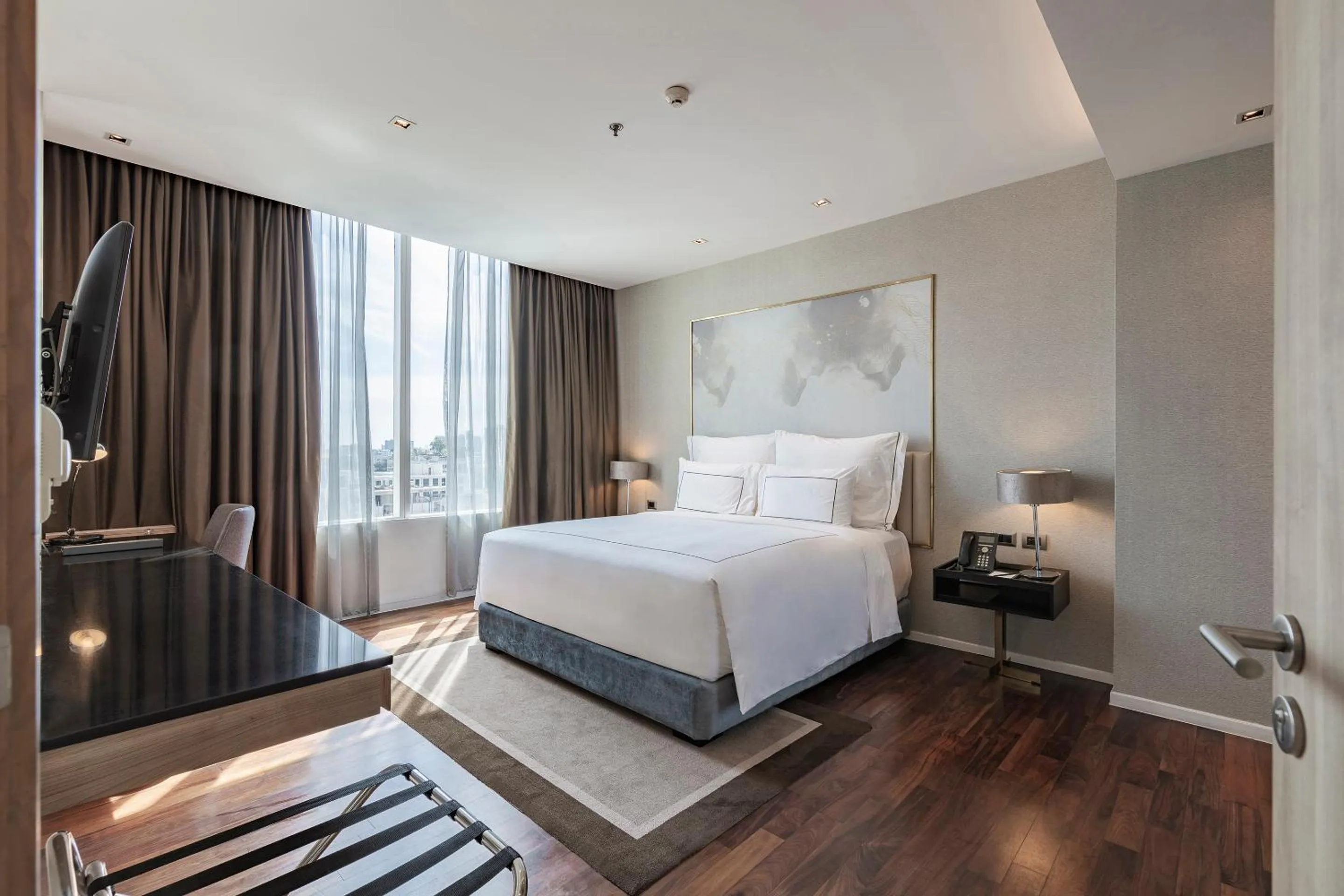 Bed in MUU Bangkok, Small Luxury Hotels of the World