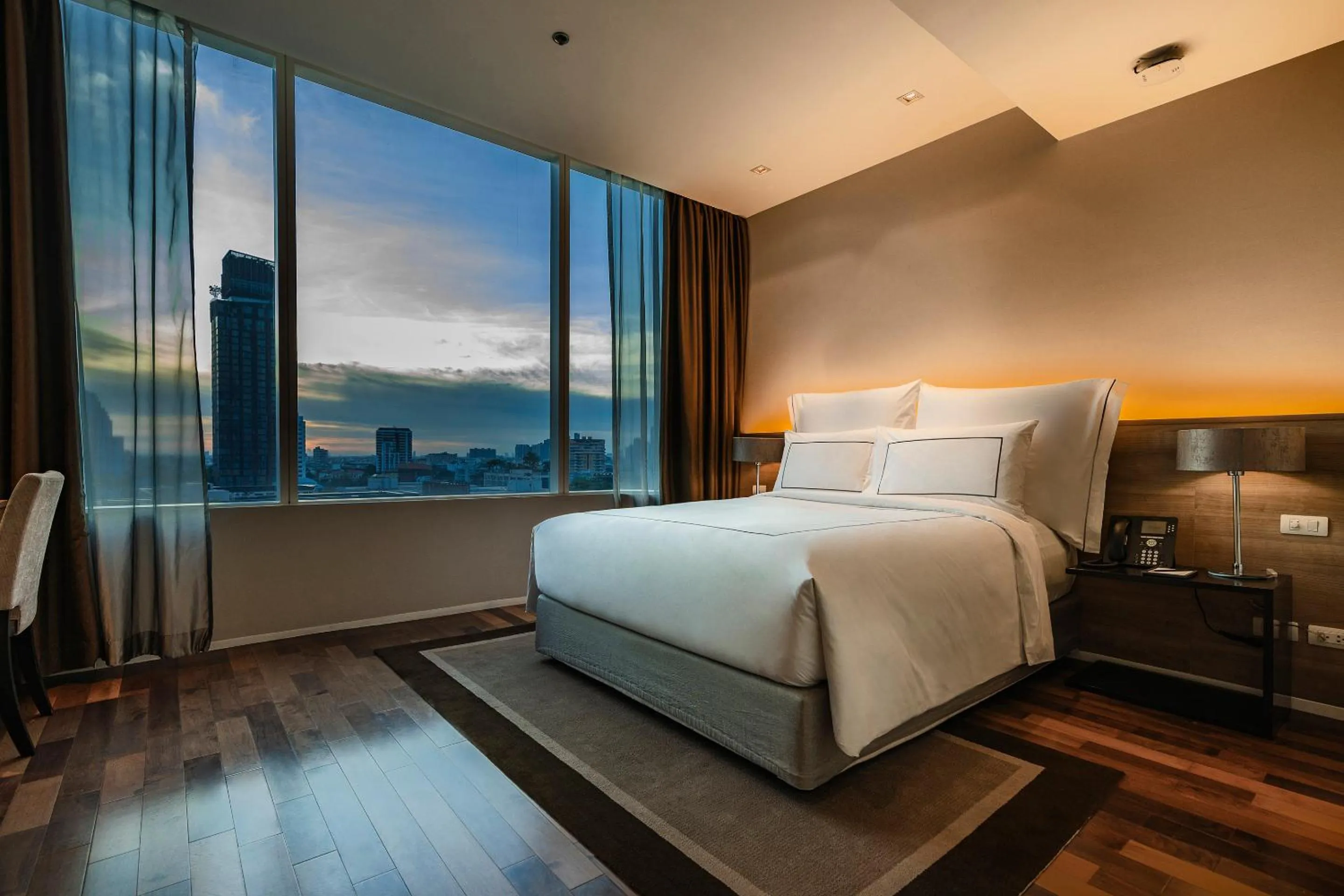 Bed in MUU Bangkok, Small Luxury Hotels of the World