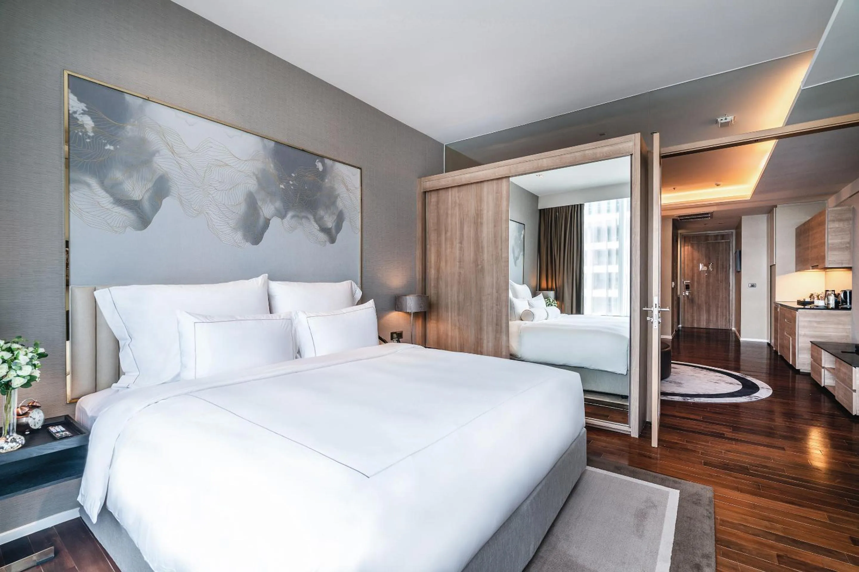 Bed in MUU Bangkok, Small Luxury Hotels of the World