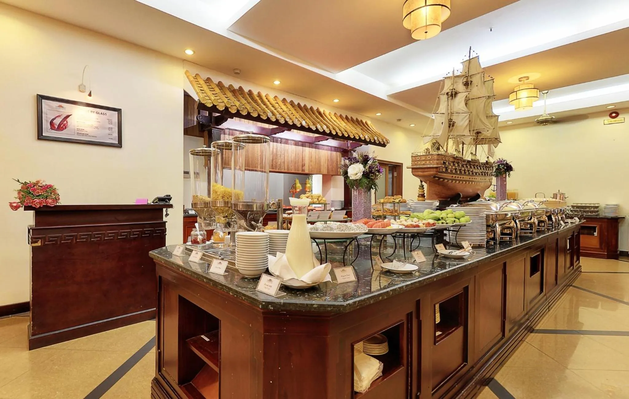 Breakfast in Sun Spa Resort & Villa