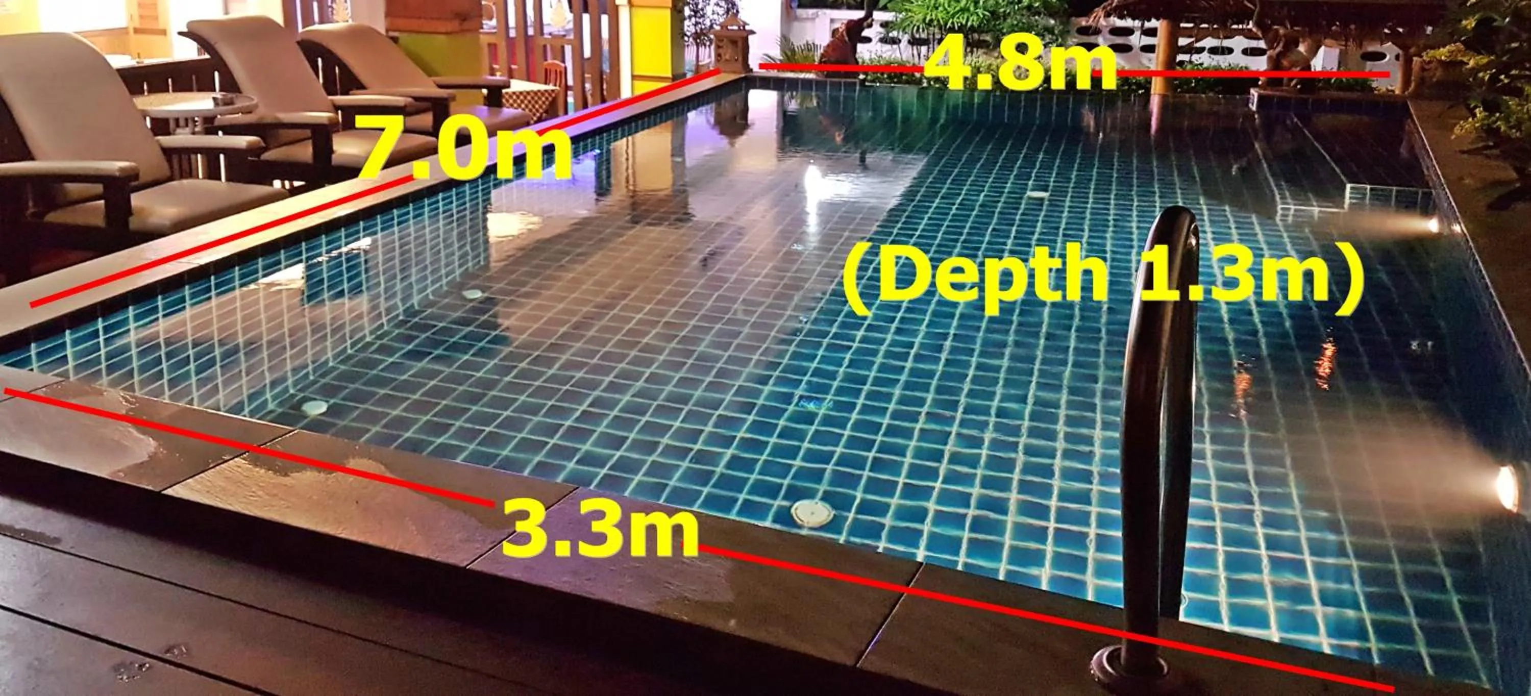 Swimming pool in Green Harbor Hotel & Service Apartment