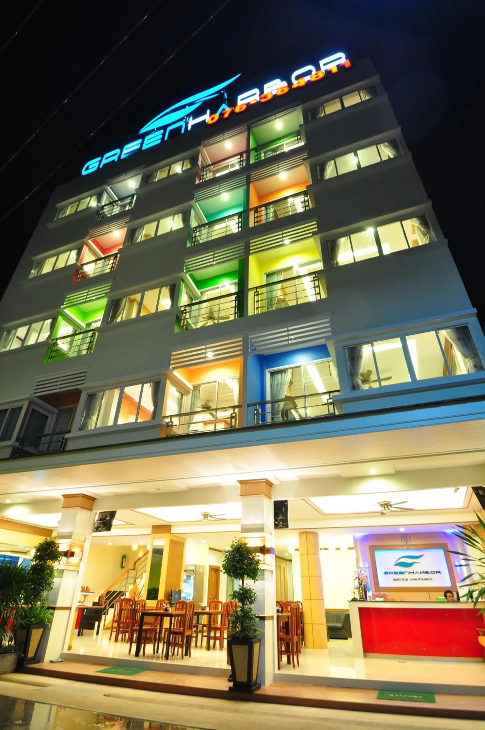 Facade/entrance in Green Harbor Hotel & Service Apartment