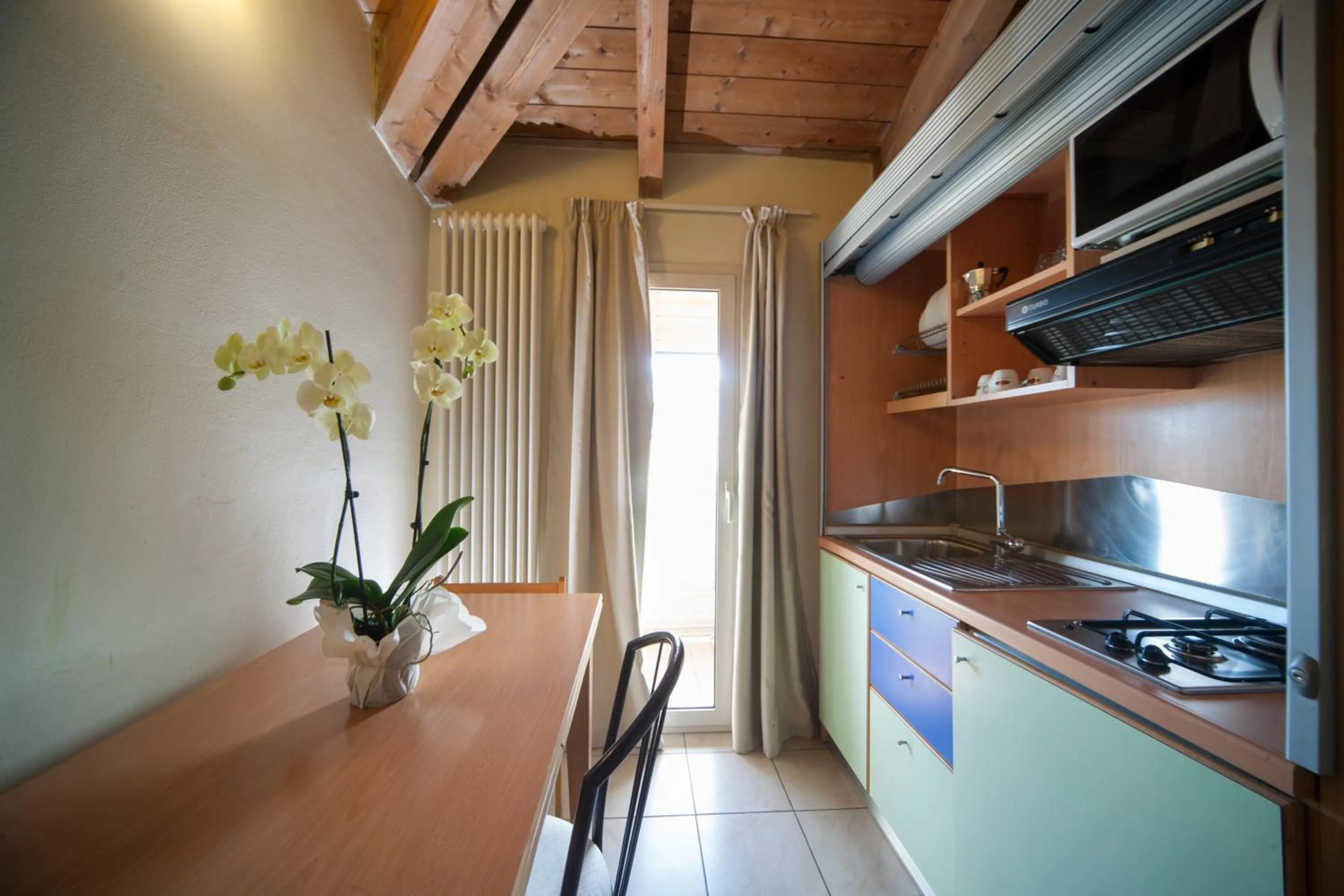 Kitchen or kitchenette in Residence il Capodoglio