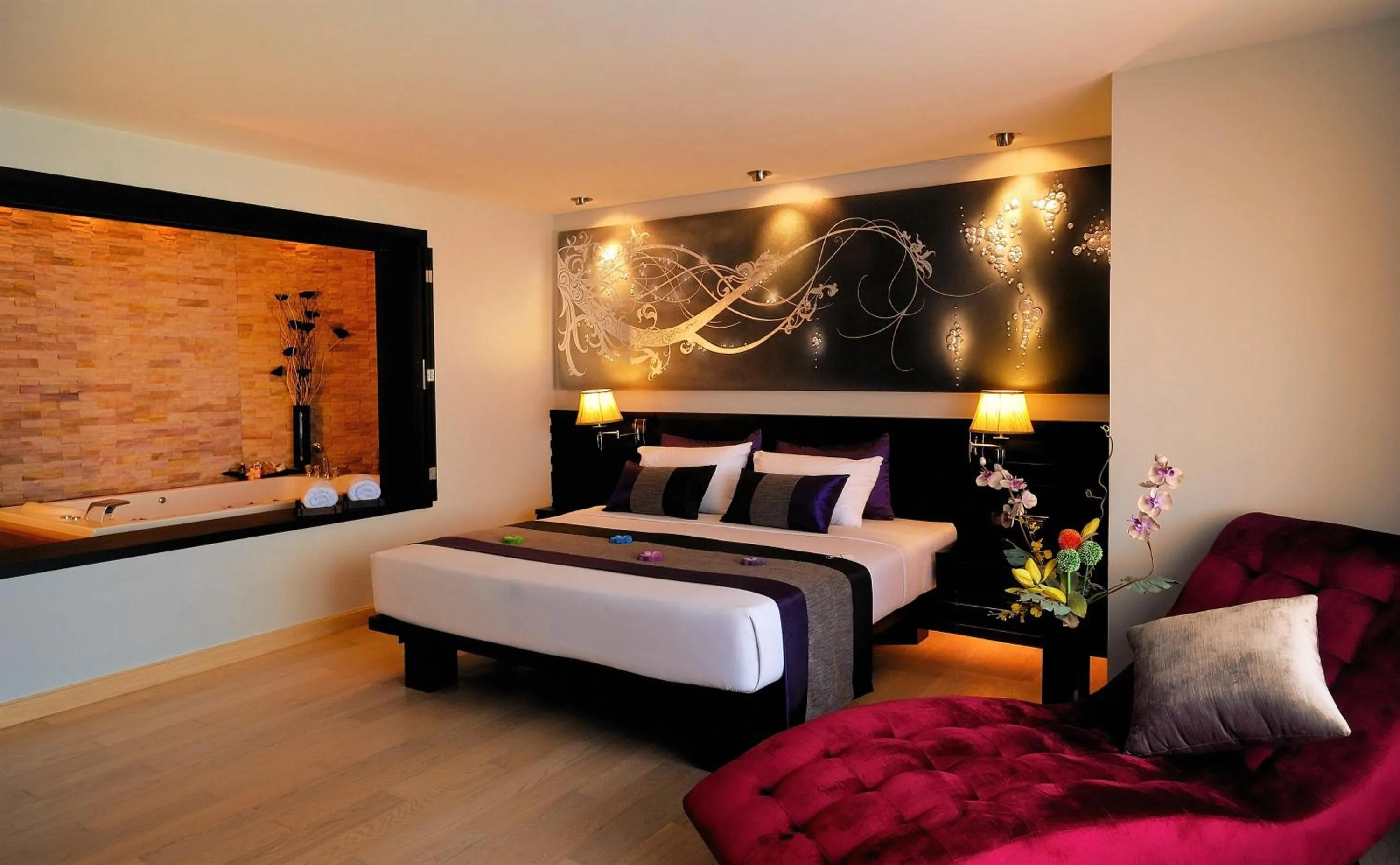 Bed in Nouvo City Hotel