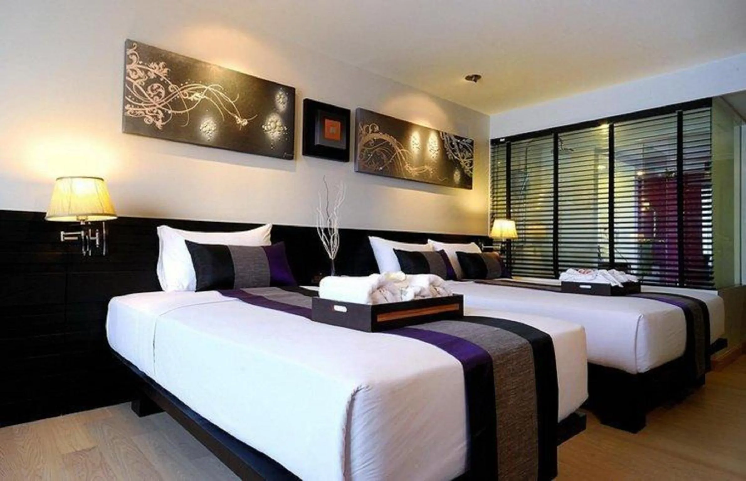 Bed in Nouvo City Hotel