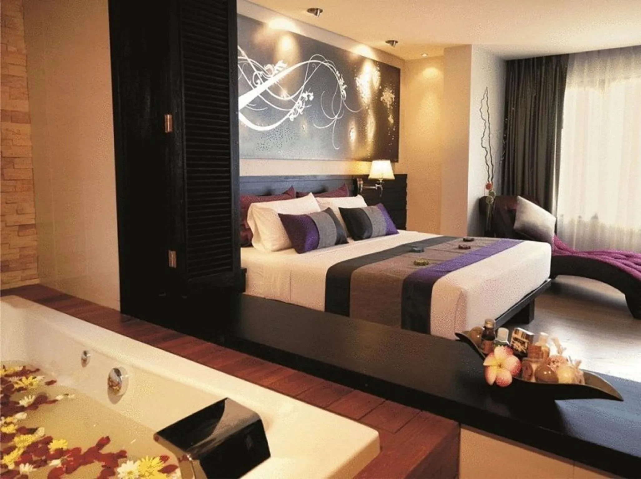 Bed in Nouvo City Hotel