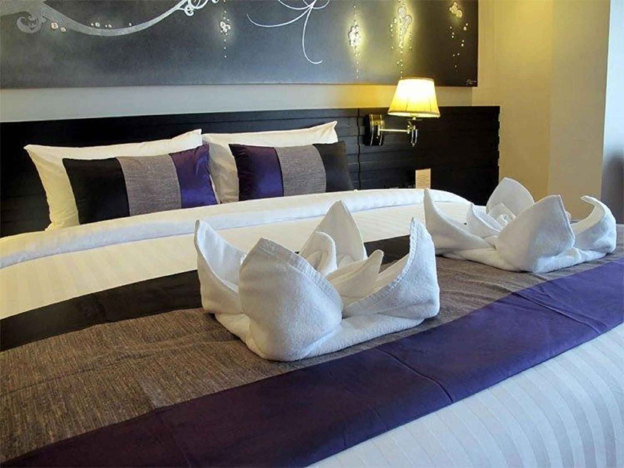 Bed in Nouvo City Hotel