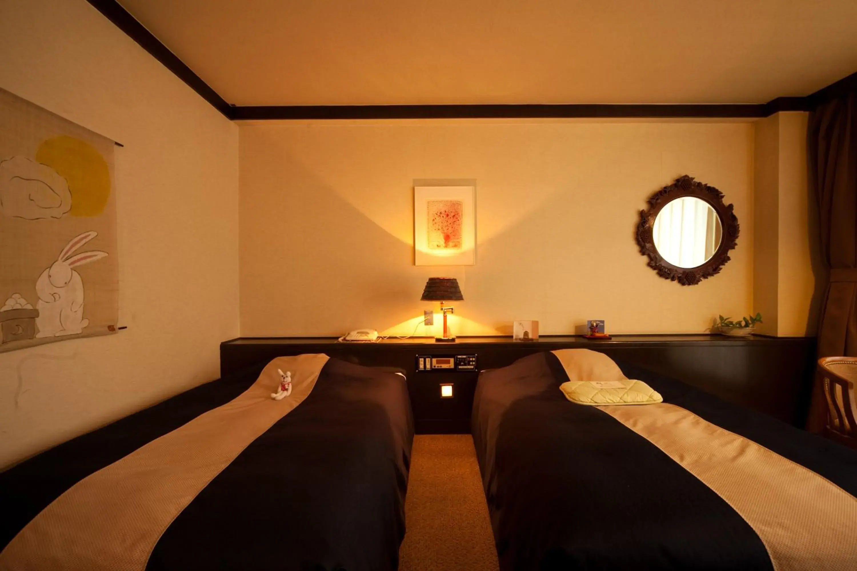 Bedroom in Yufuin Kaorinosato Hanamura Bedroom in Yufuin Kaorinosato Hanamura