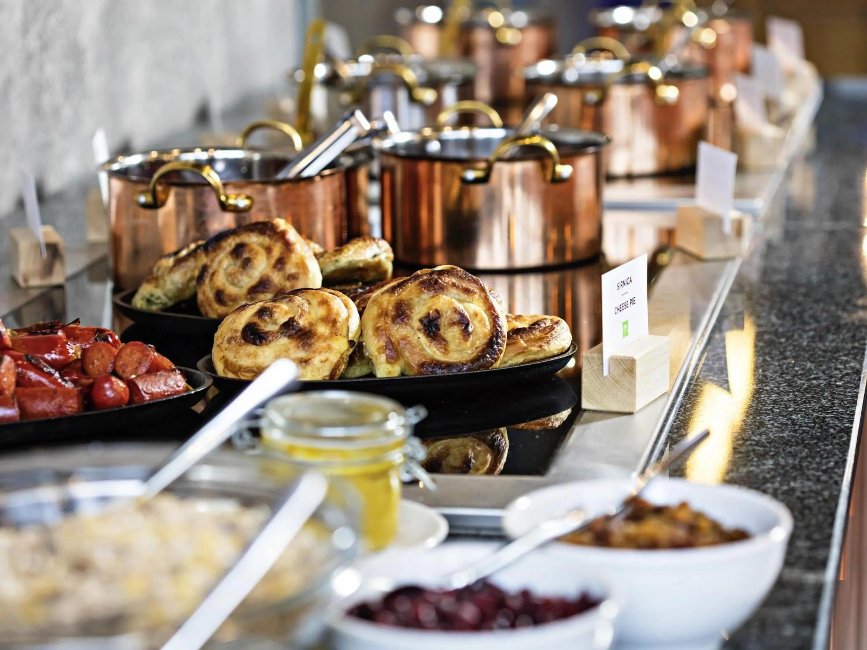 Breakfast in ibis Styles Sarajevo