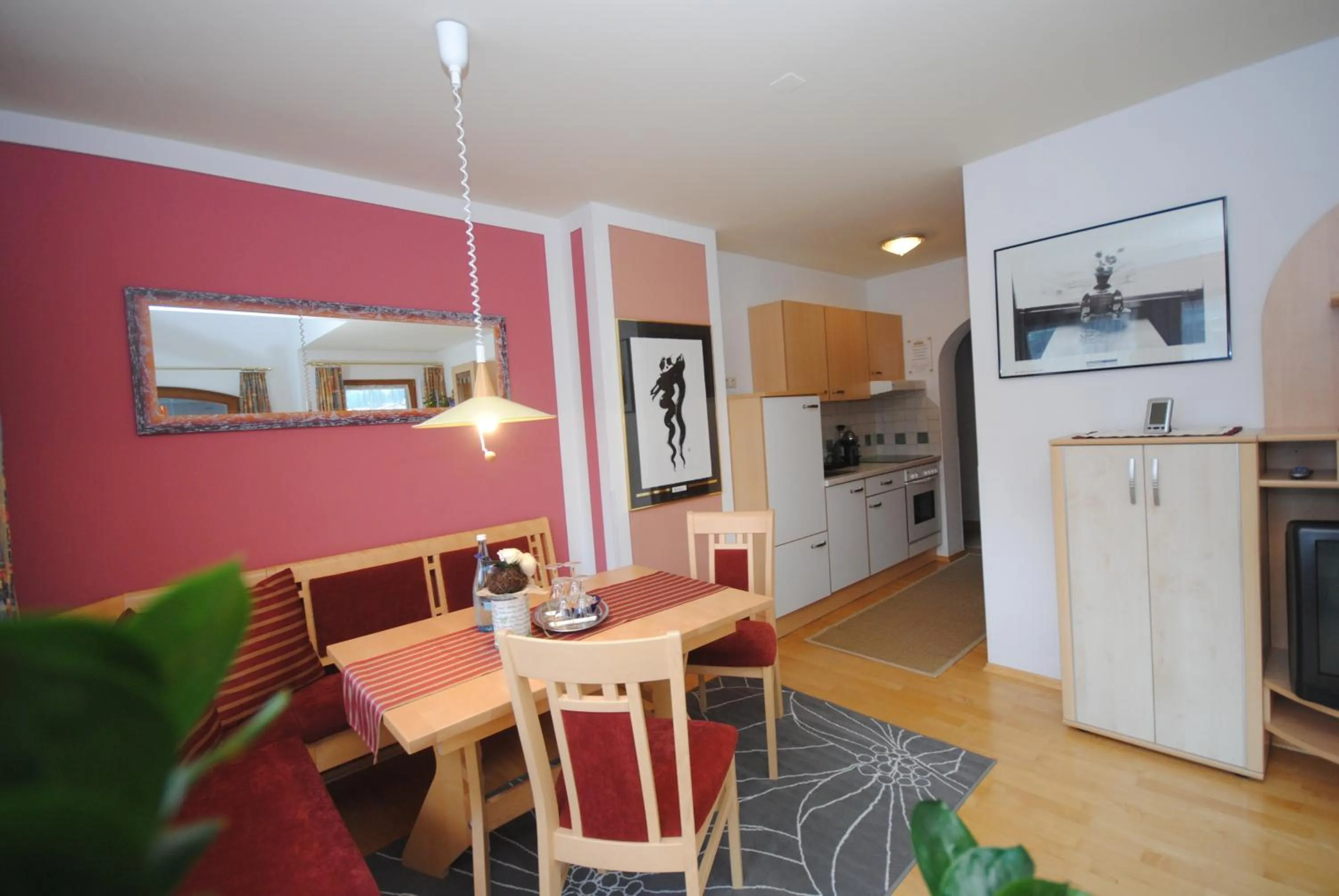 Kitchen or kitchenette in Hotel Garni Ferienhof