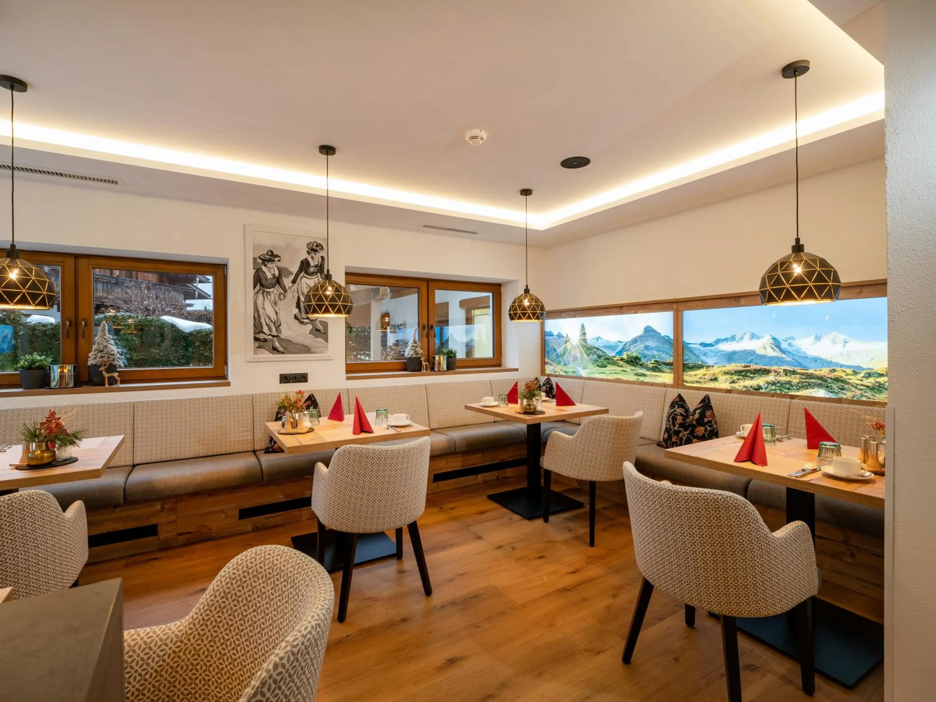 Lounge or bar in Hotel Garni Ferienhof