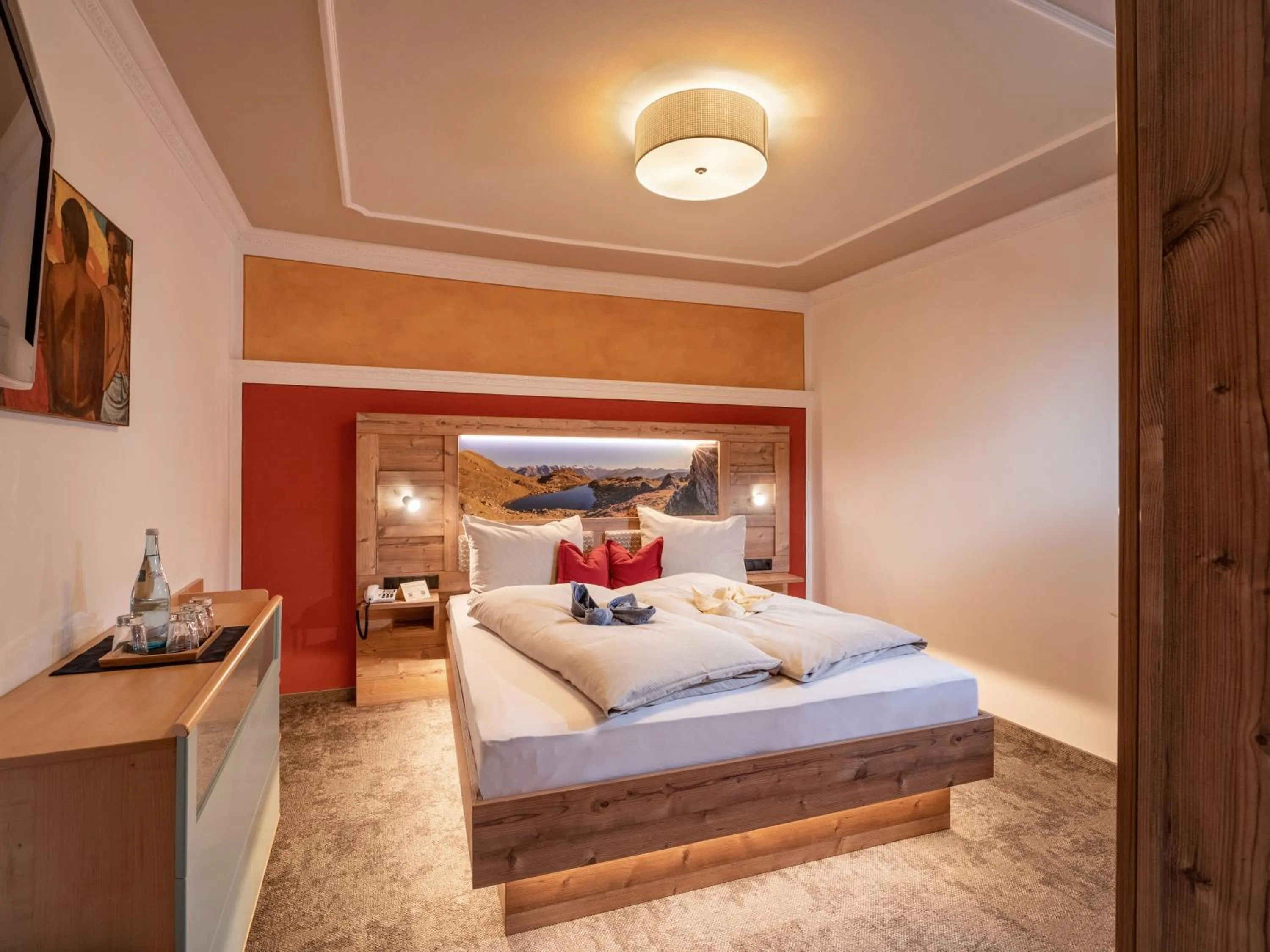 Bedroom, Bed in Hotel Garni Ferienhof