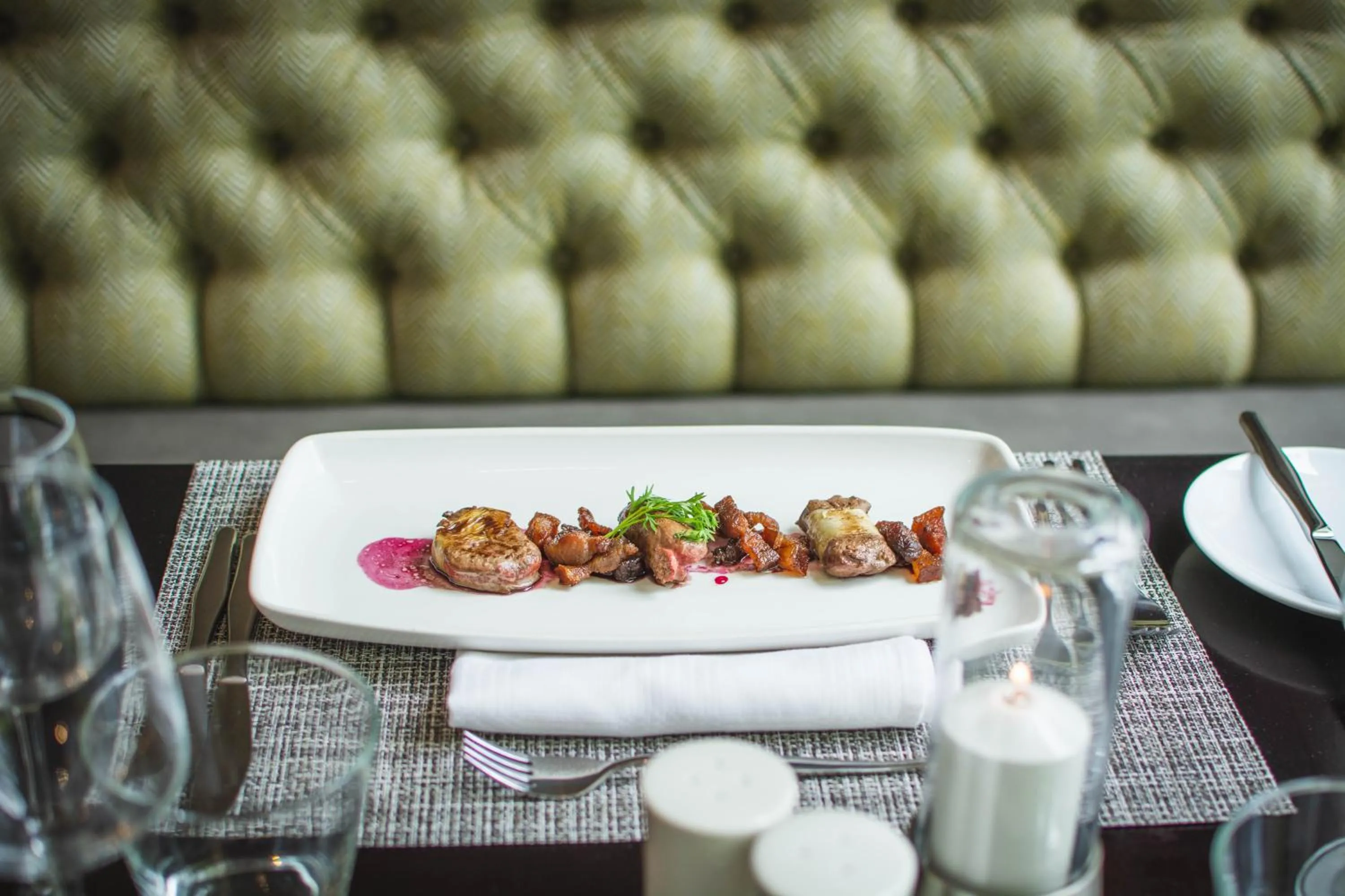 Food in Indaba Hotel, Spa & Conference Center