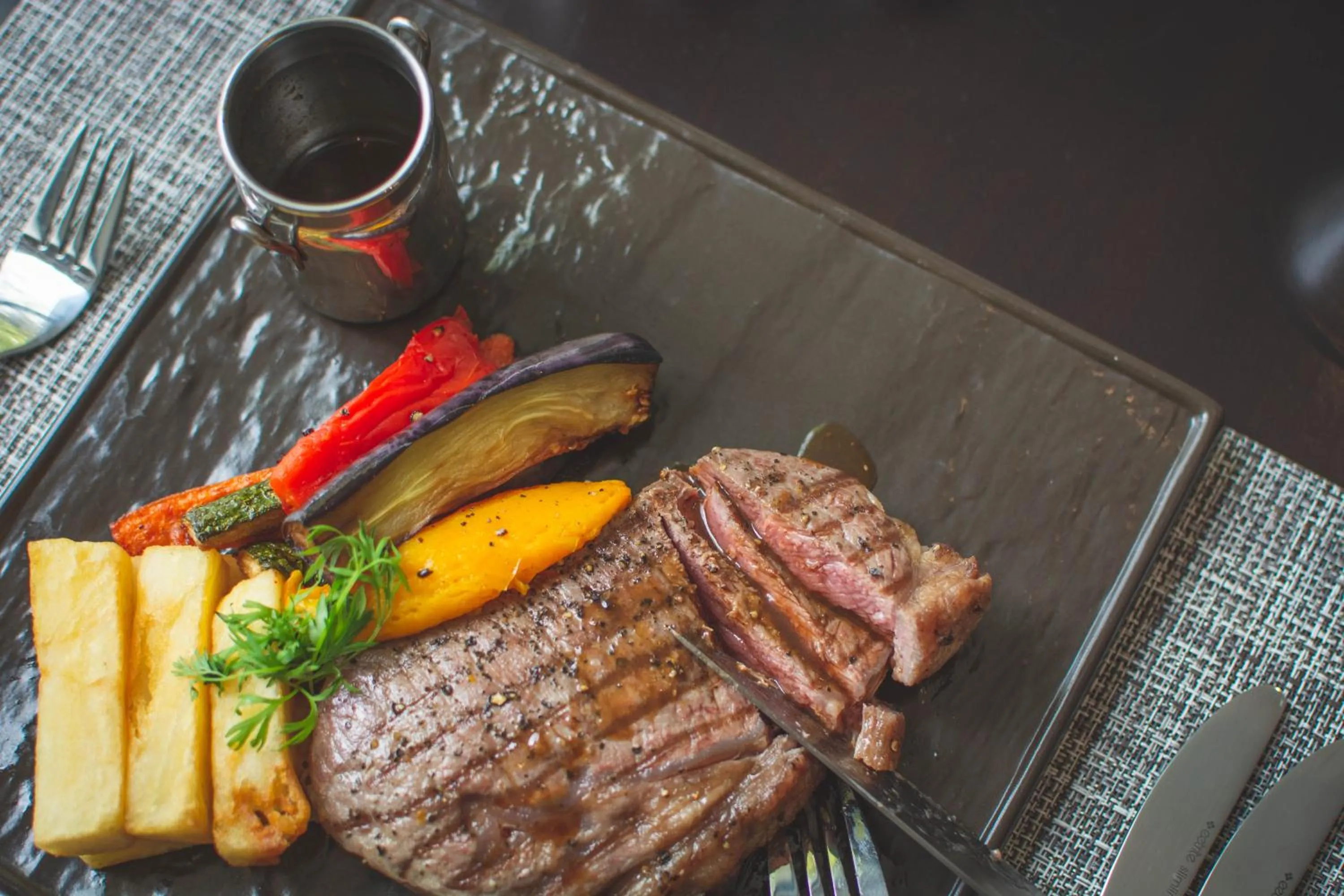 Food in Indaba Hotel, Spa & Conference Center