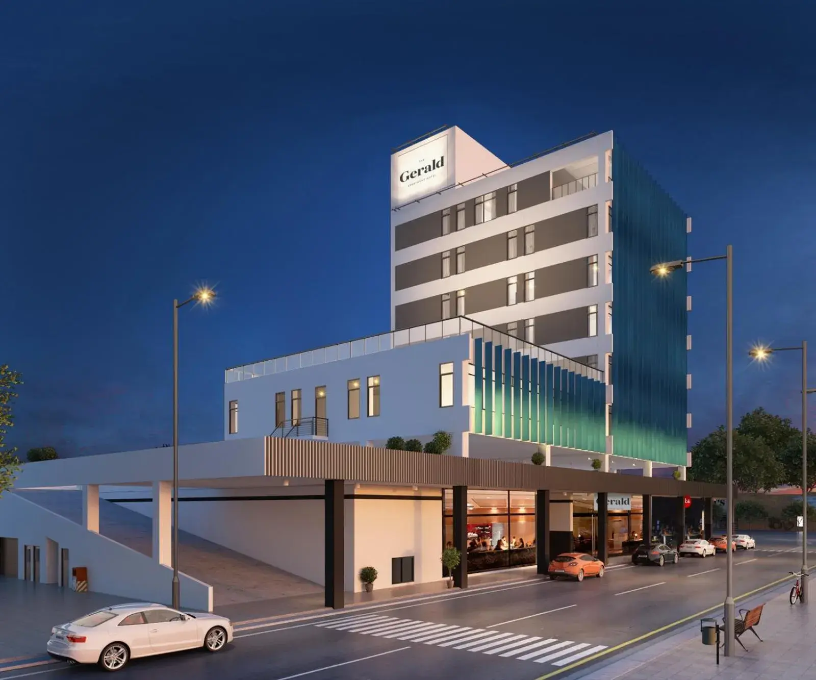 Property building in The Gerald Apartment Hotel Property building in The Gerald Apartment Hotel