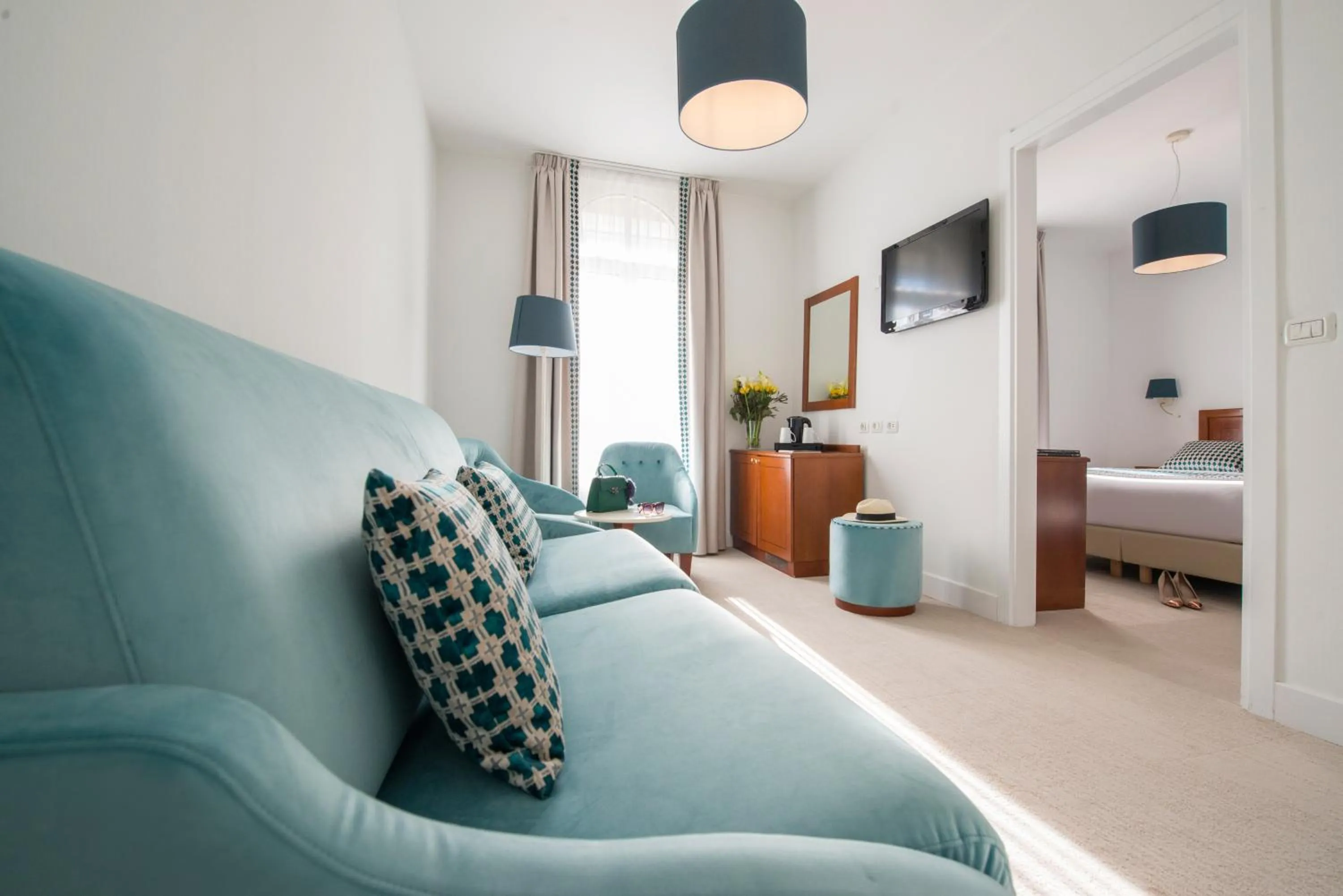 Living room in Hotel Olympia