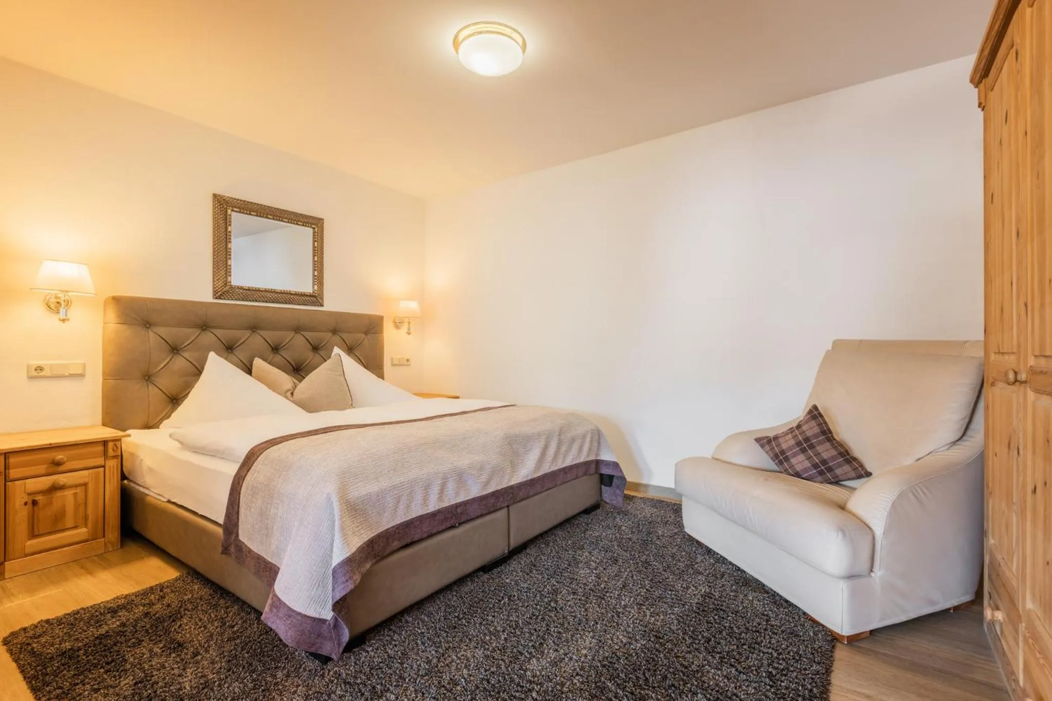 Bedroom, Bed in Hotel Central