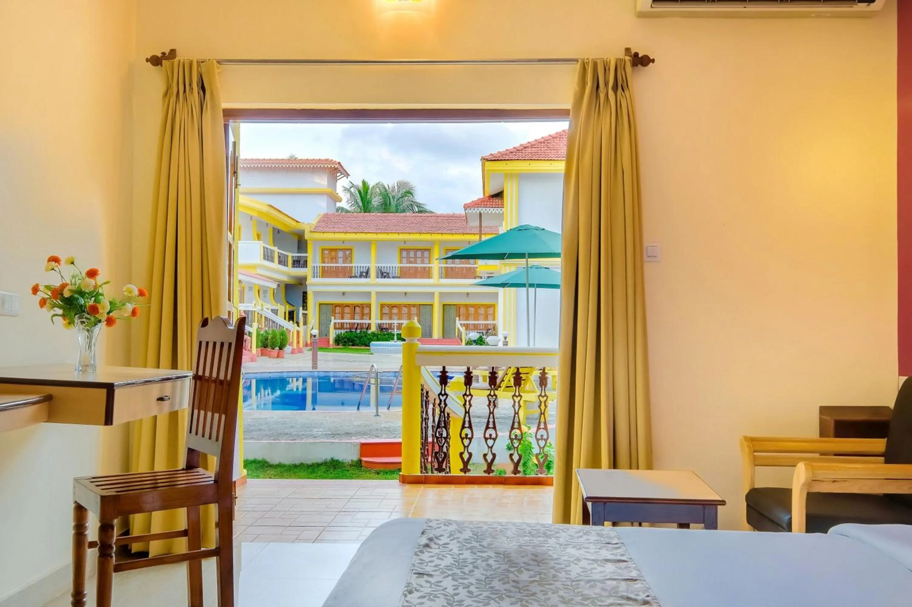 Bedroom in Spazio Leisure Resort, Goa