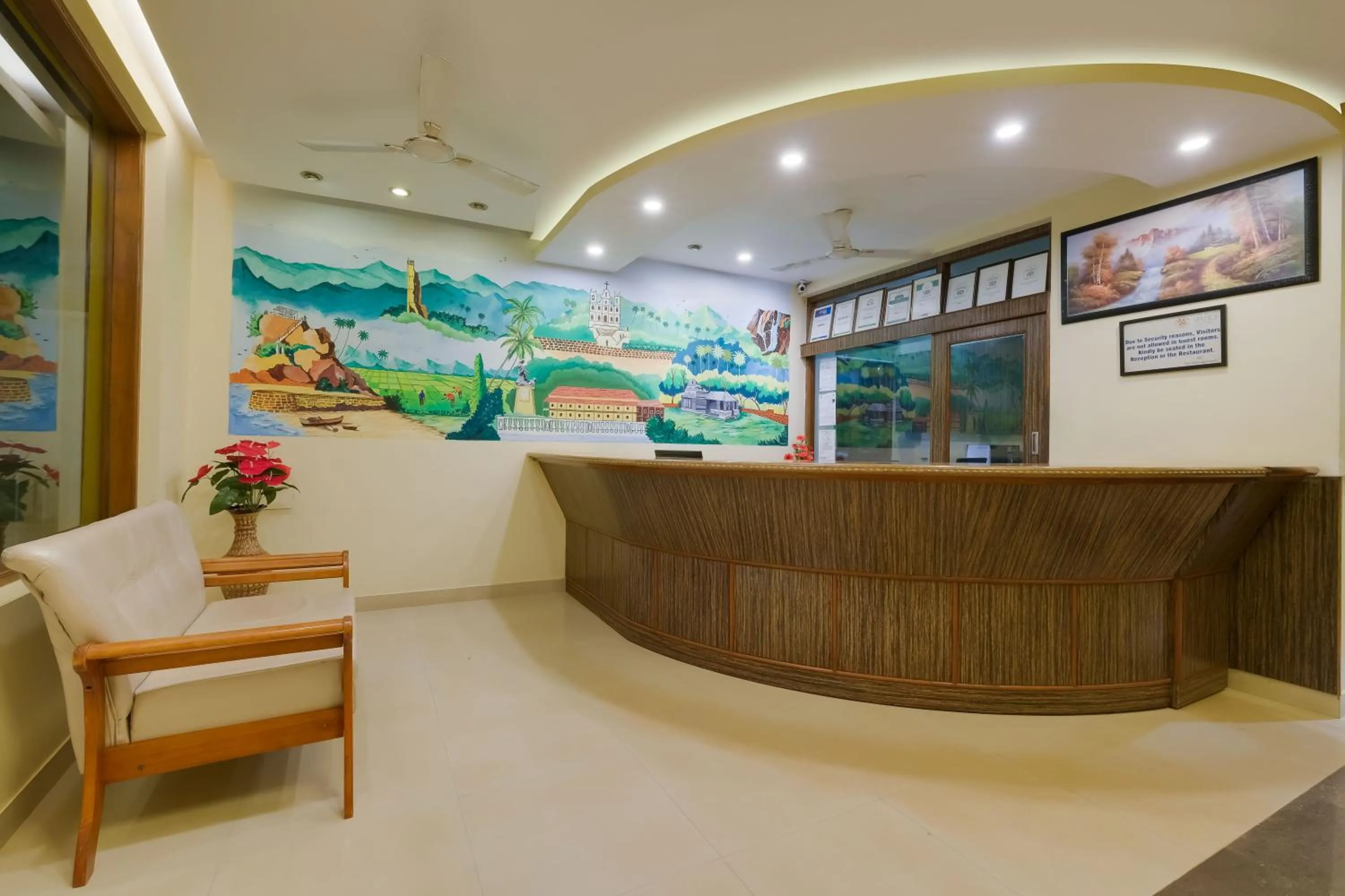 Lobby or reception in Spazio Leisure Resort, Goa