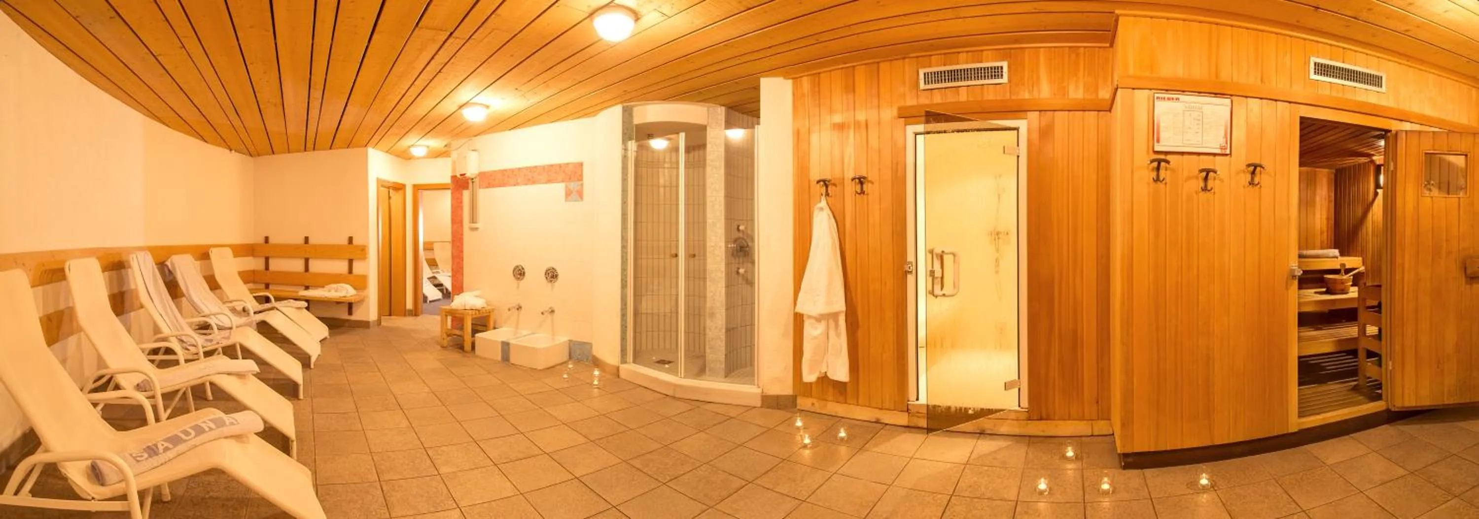 Sauna in Glacier Hotel Grawand