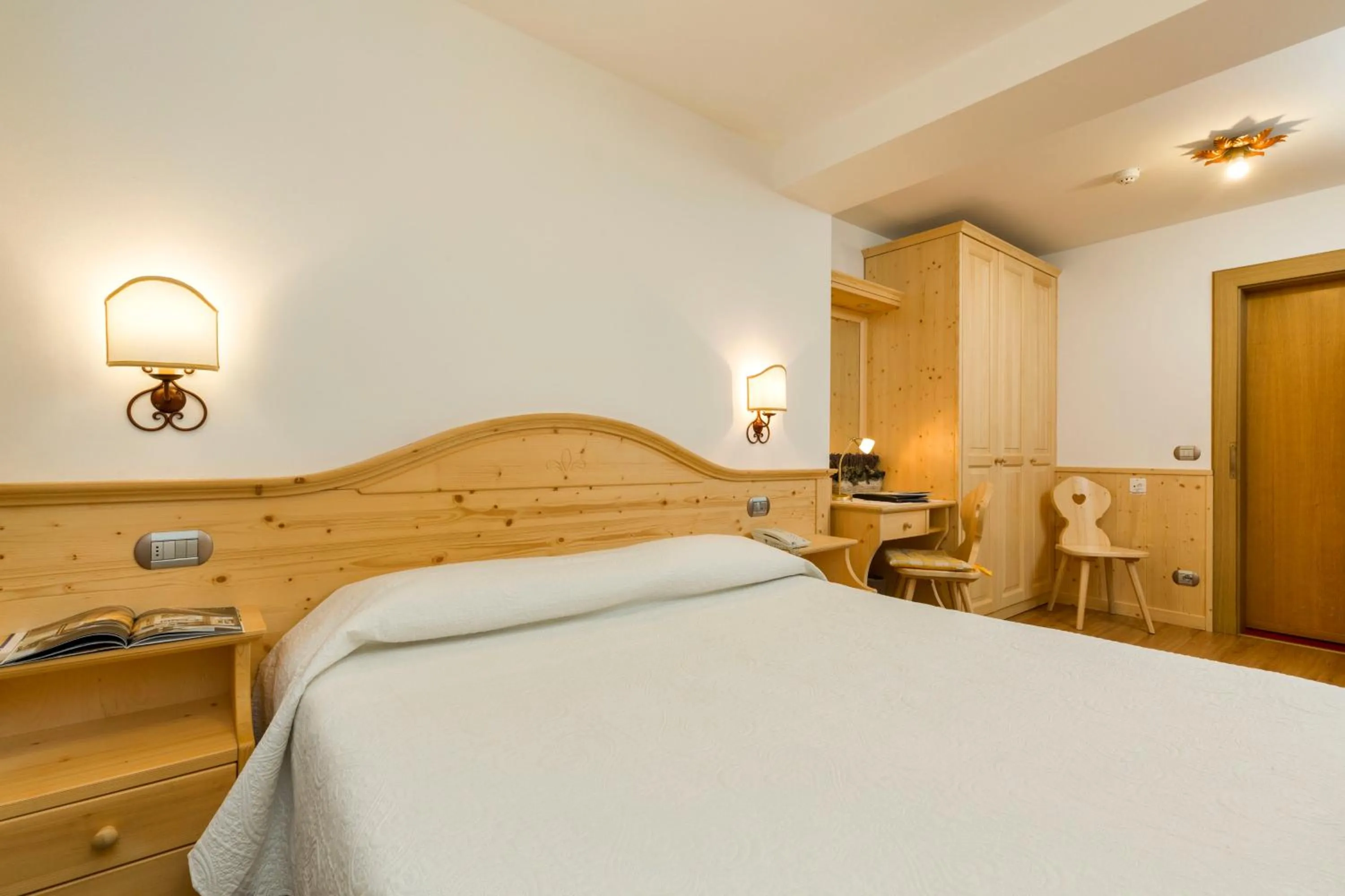 Bed in Hotel Pontechiesa