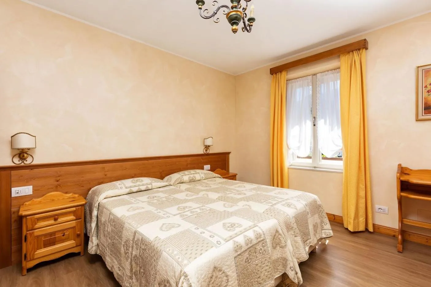 Bed in Hotel Pontechiesa