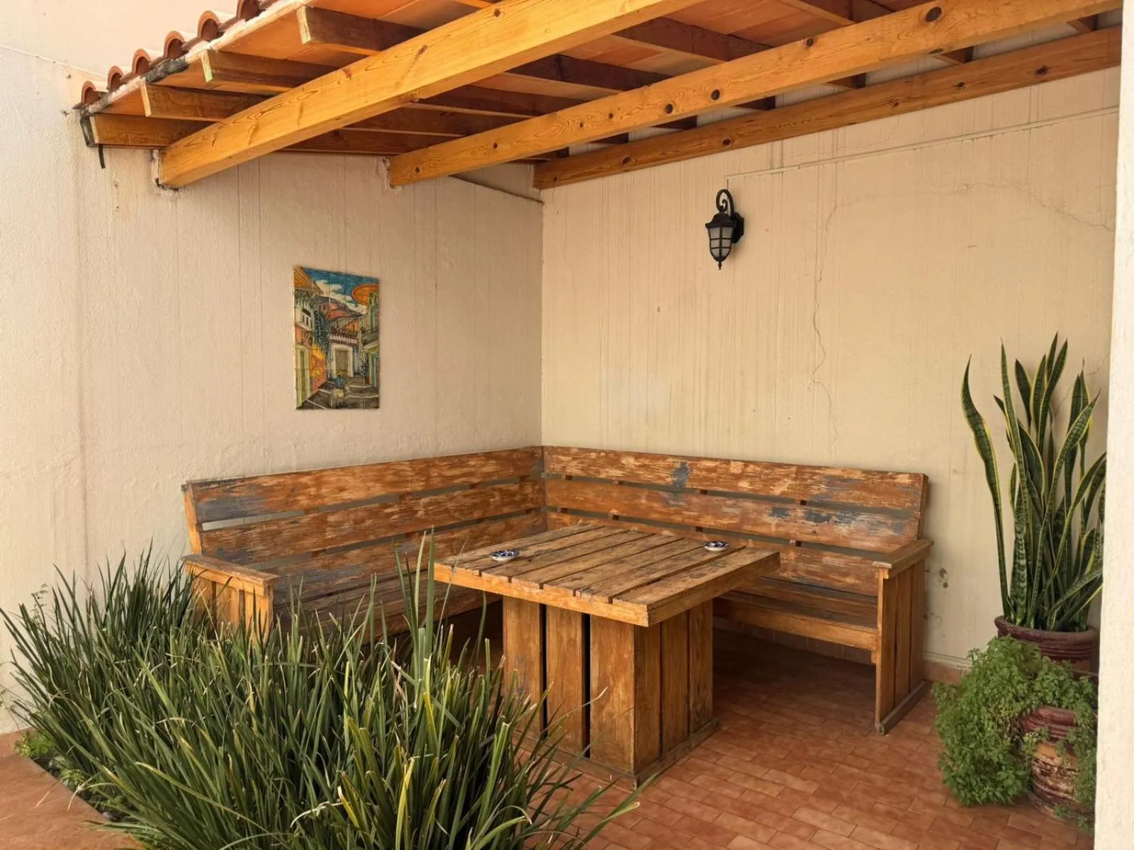 Patio in Casona Luciérnaga-Casa de Huéspedes para Grupos