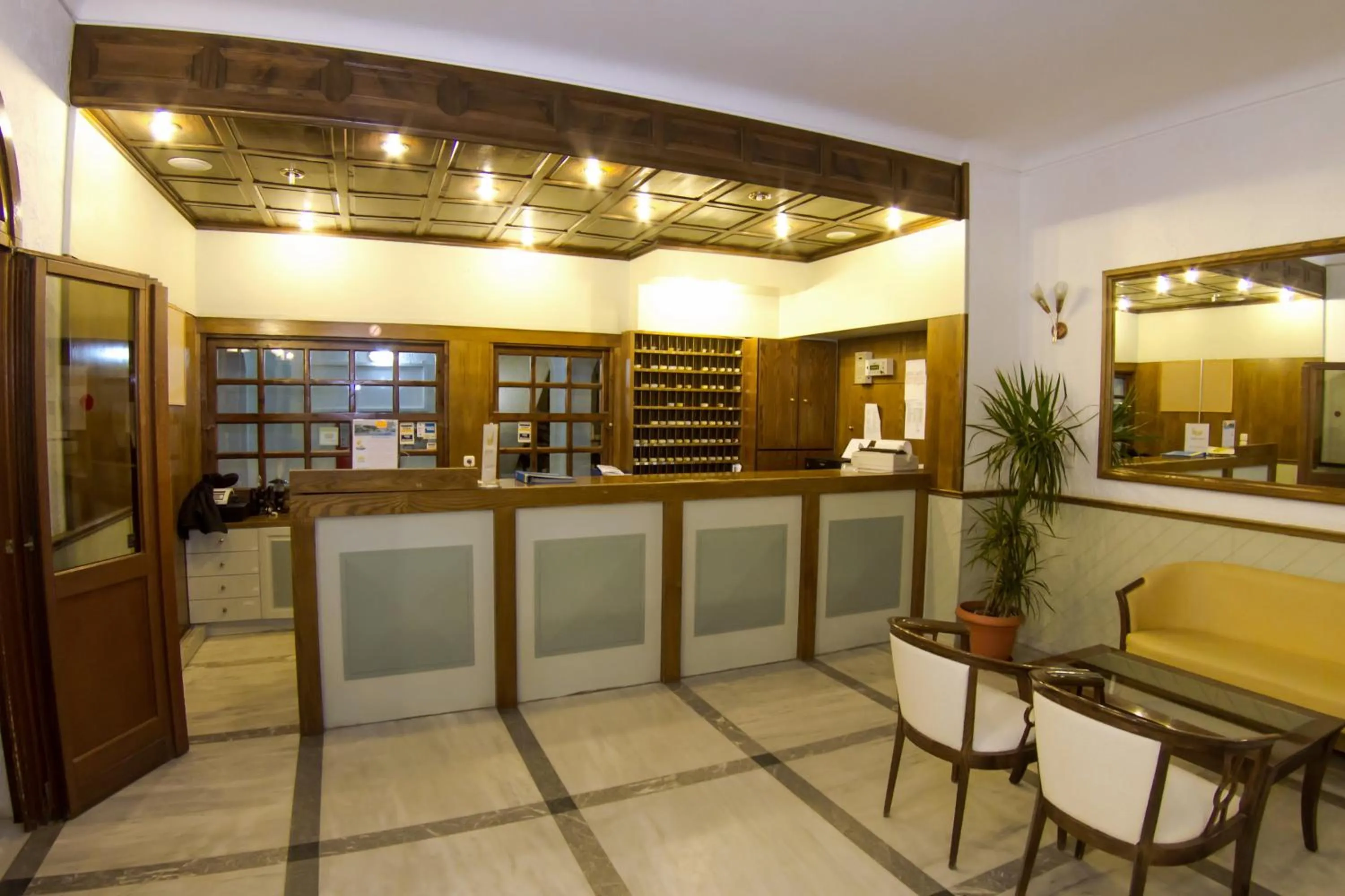 Lobby or reception in Lyda Hotel