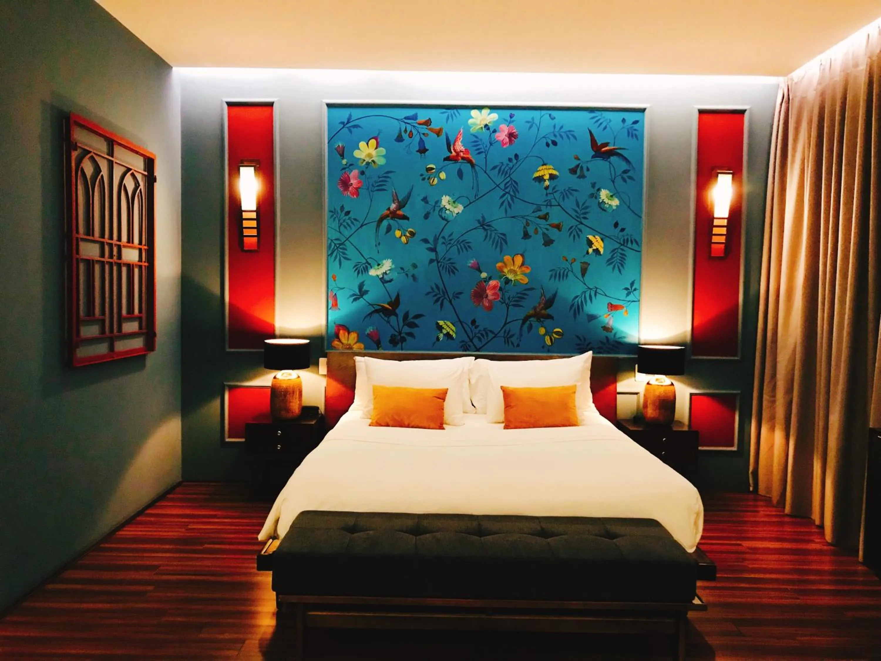 Bed in Danang Boutique Hotel