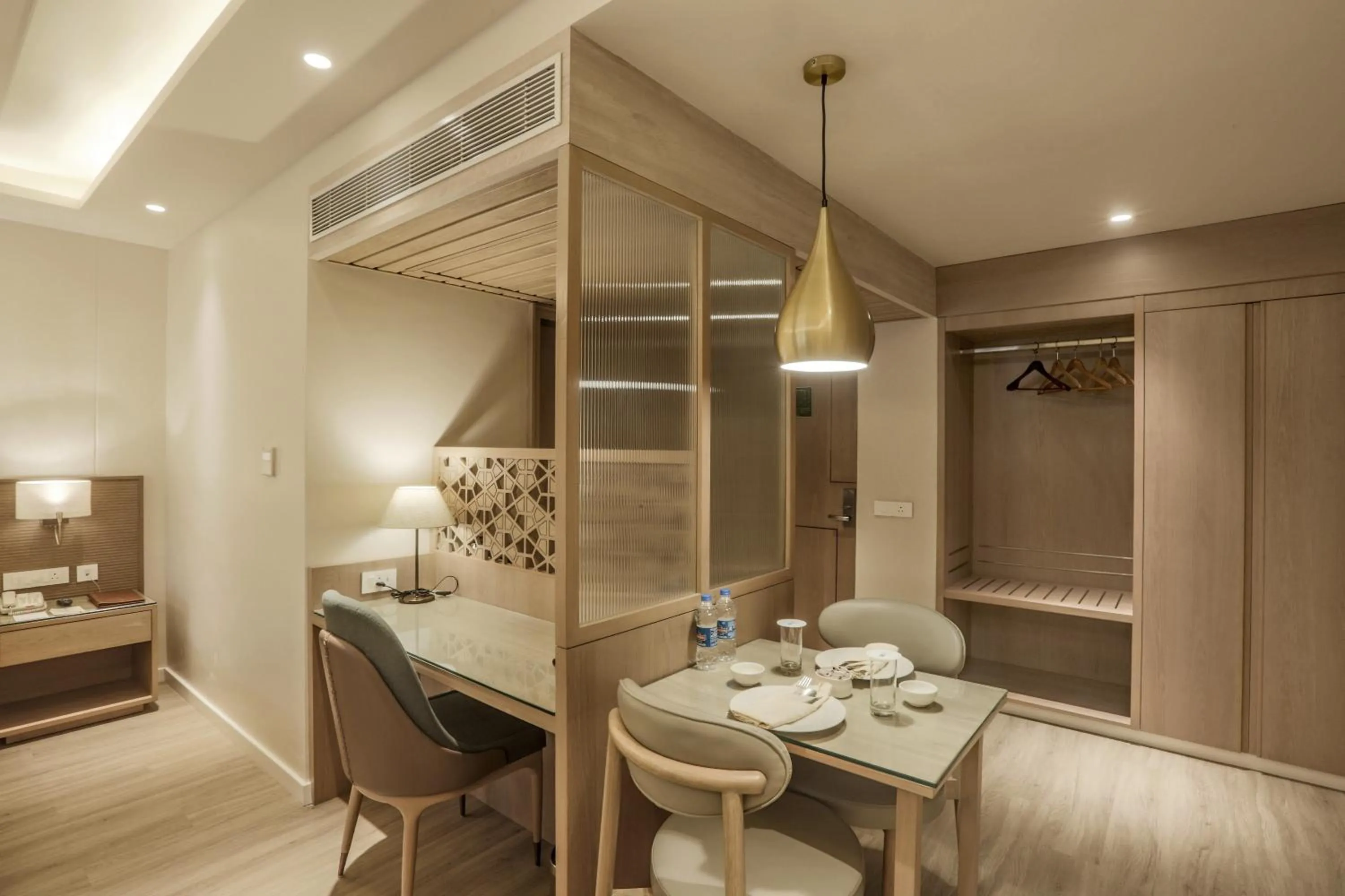 Dining area, Bed in Resort De Coracao - Calangute , Goa