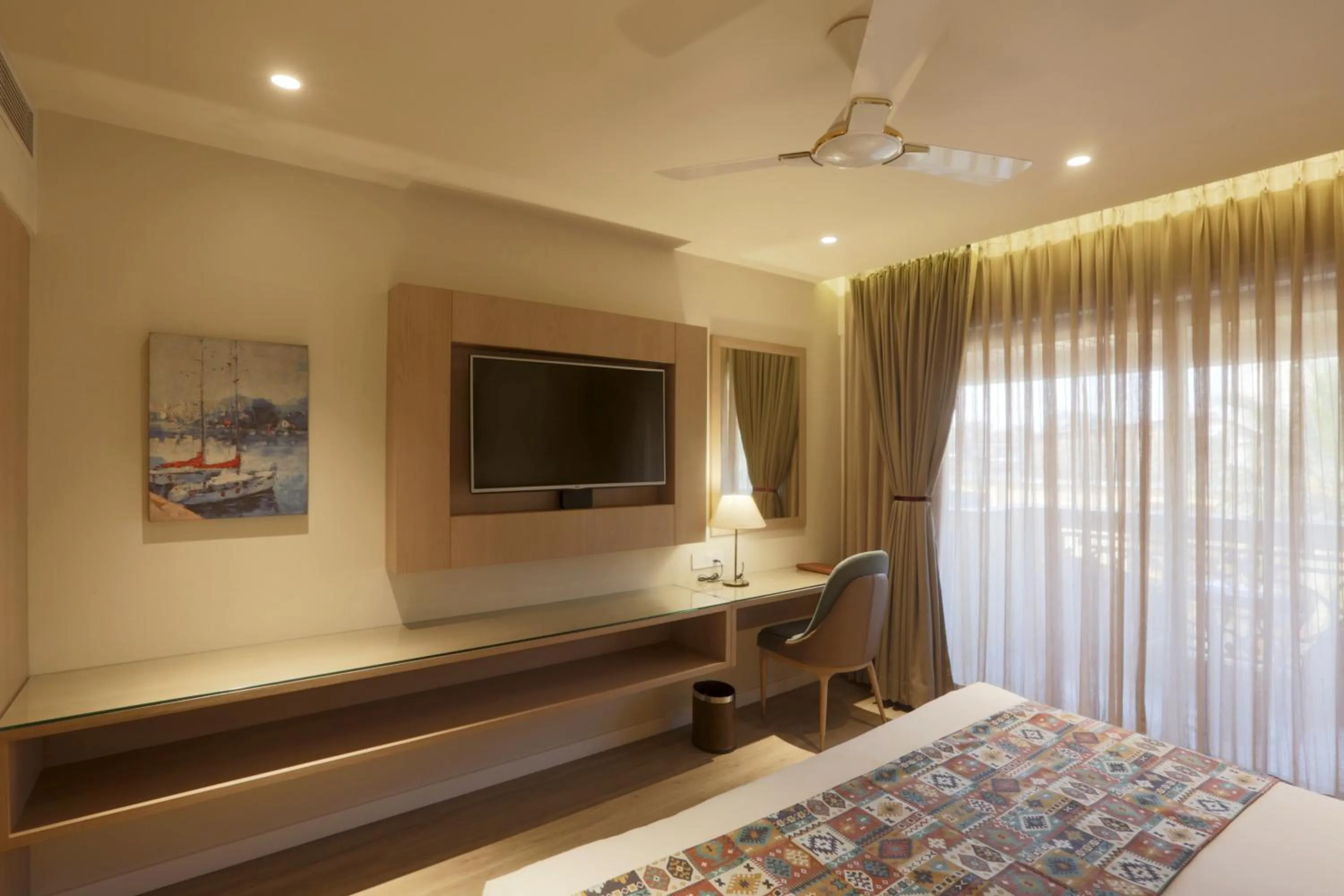 View (from property/room), Bed in Resort De Coracao - Calangute , Goa