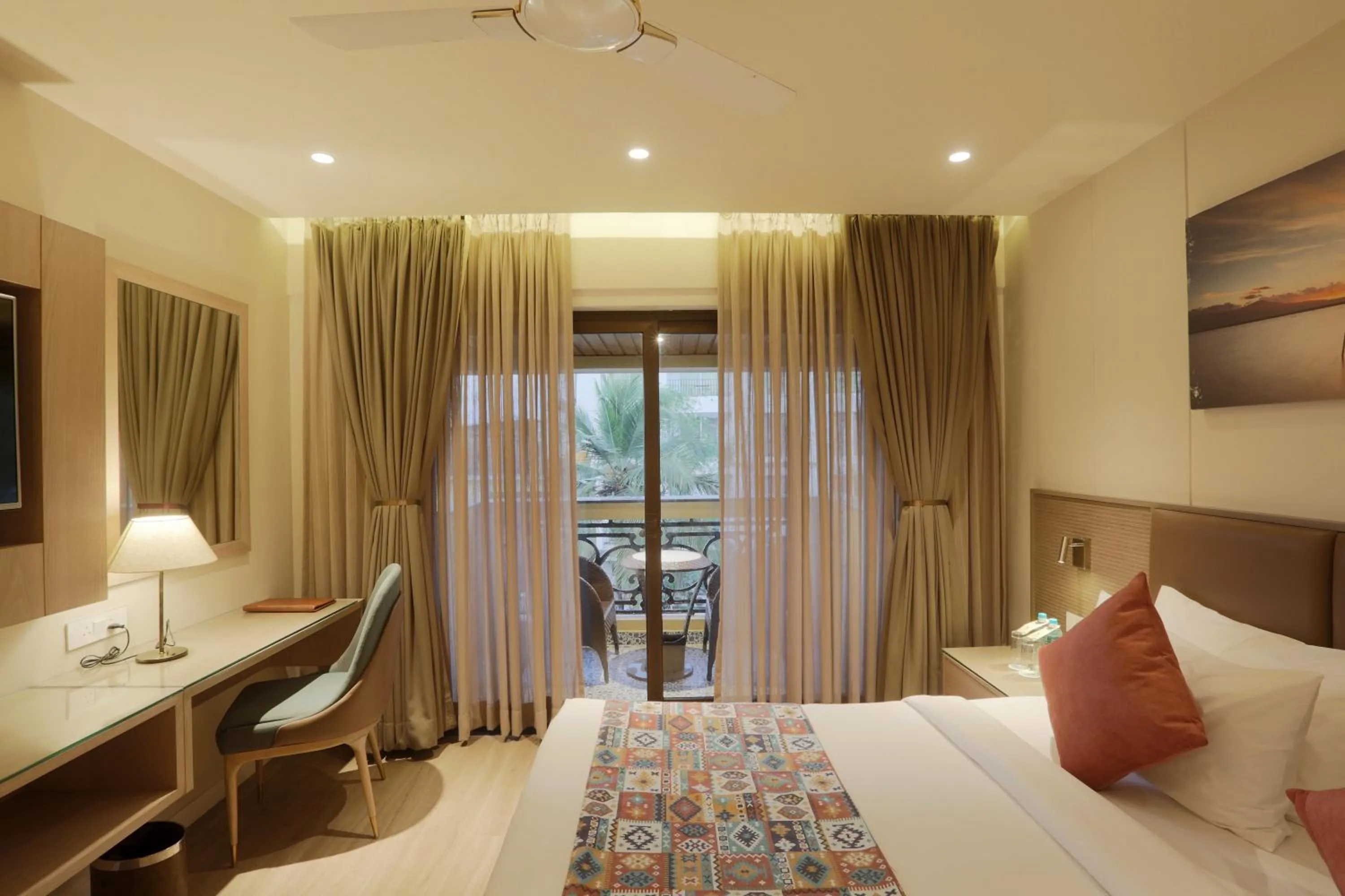 View (from property/room), Bed in Resort De Coracao - Calangute , Goa