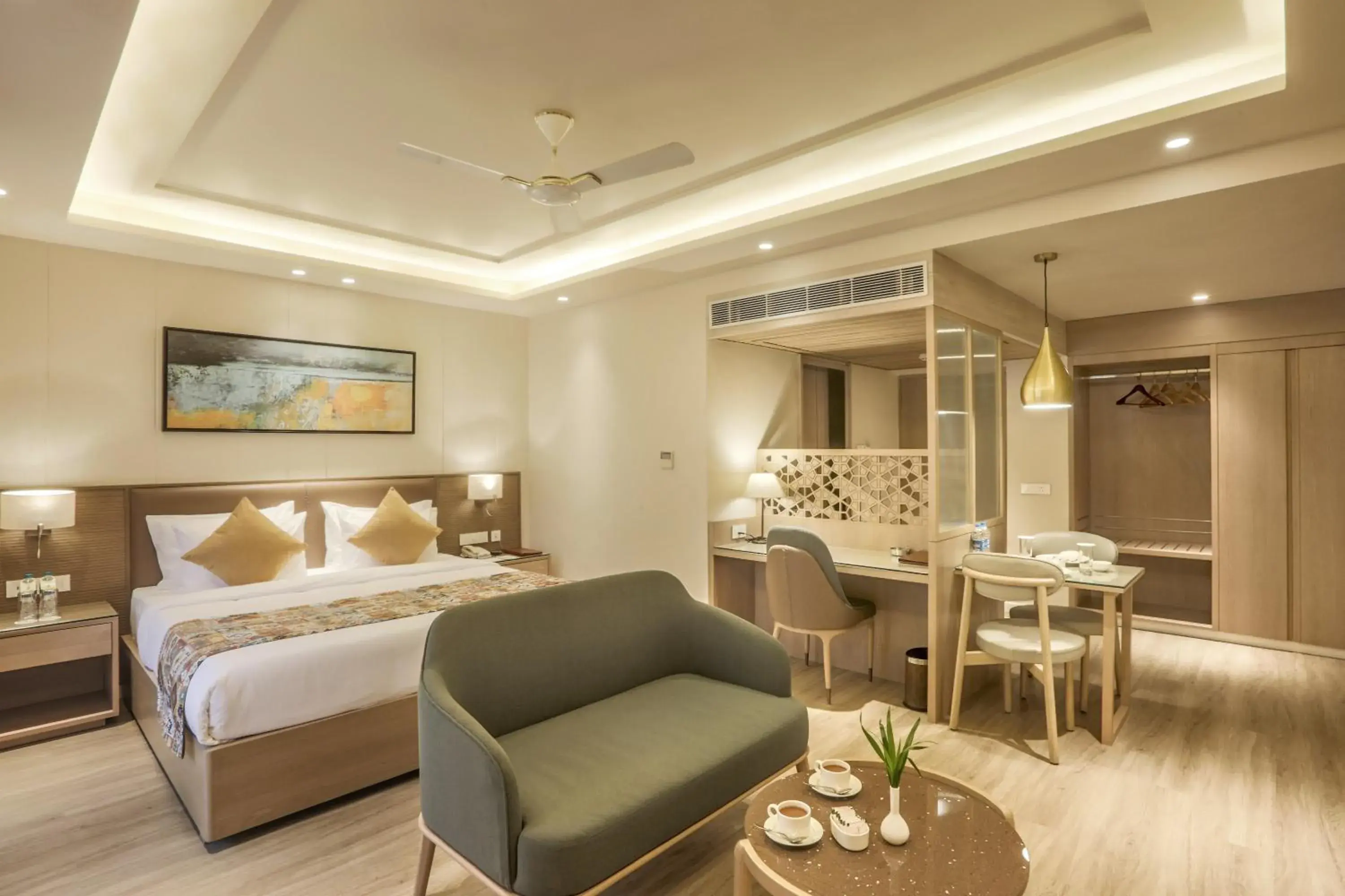 Seating area, Bed in Resort De Coracao - Calangute , Goa Seating area, Bed in Resort De Coracao - Calangute , Goa