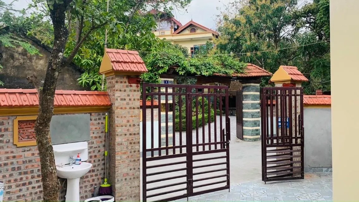 Garden view in Hoang Giang Homestay