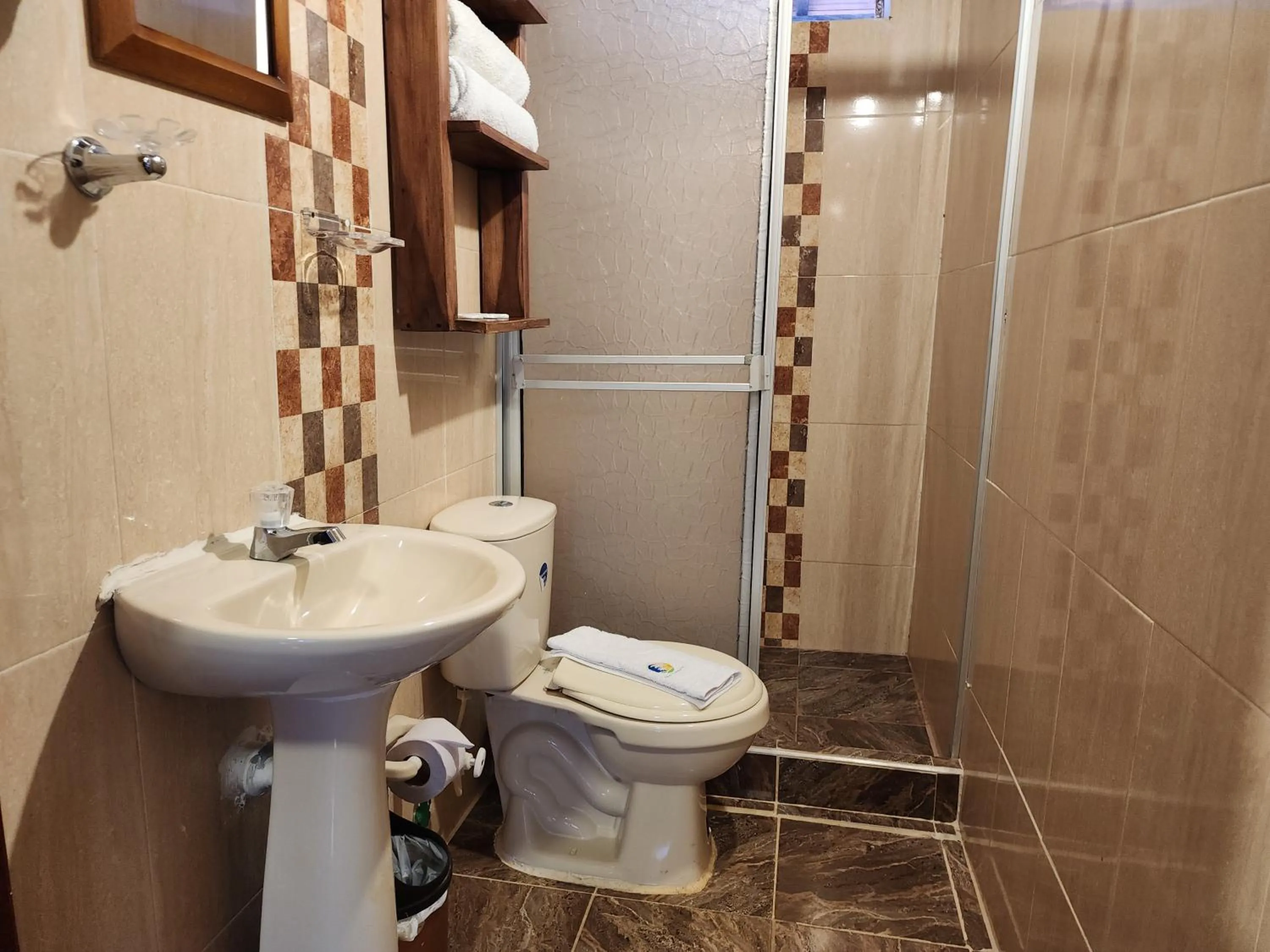 Bathroom in Hotel Campestre Palmas del Zamorano