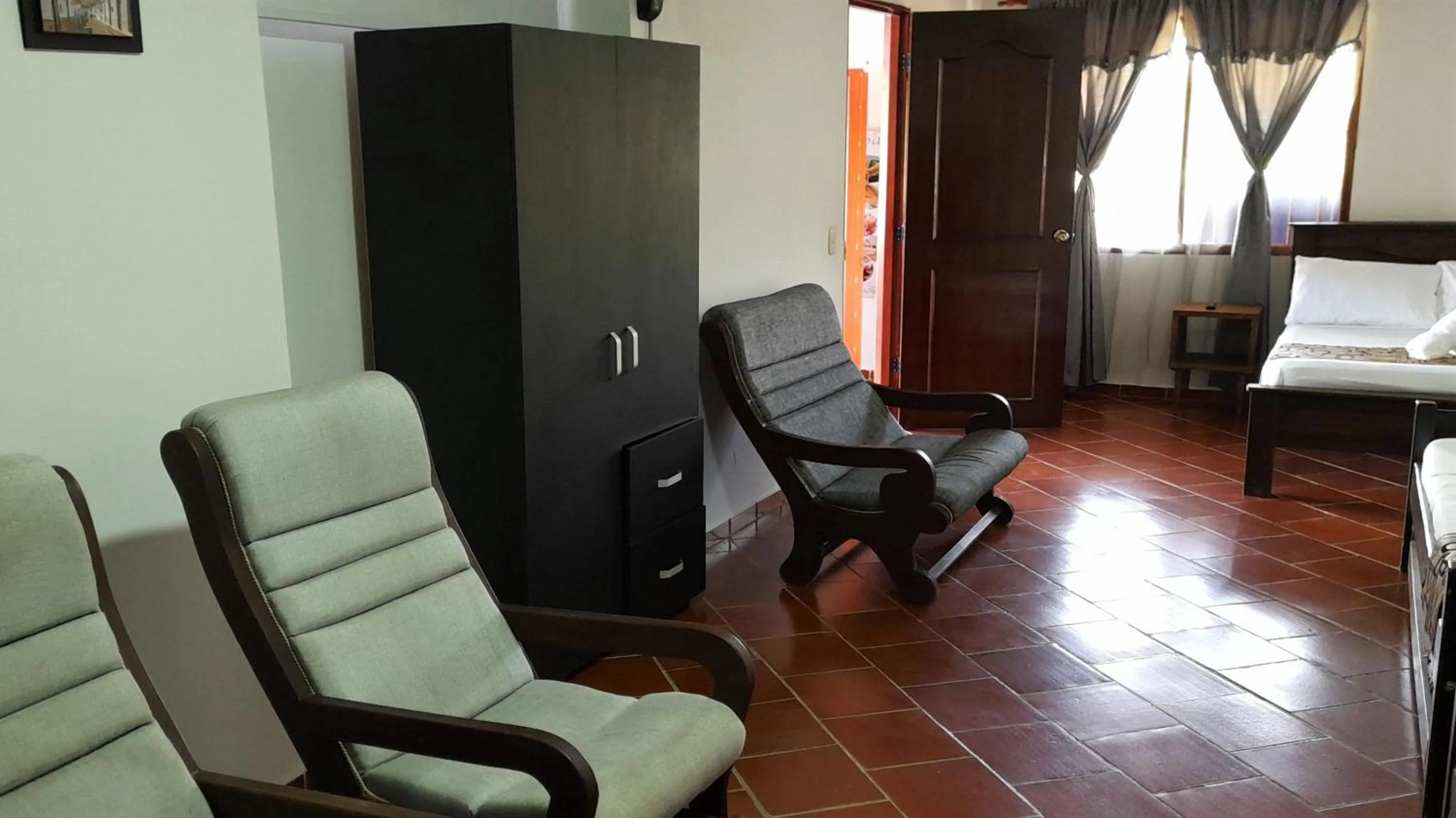 Seating area in Hotel Campestre Palmas del Zamorano